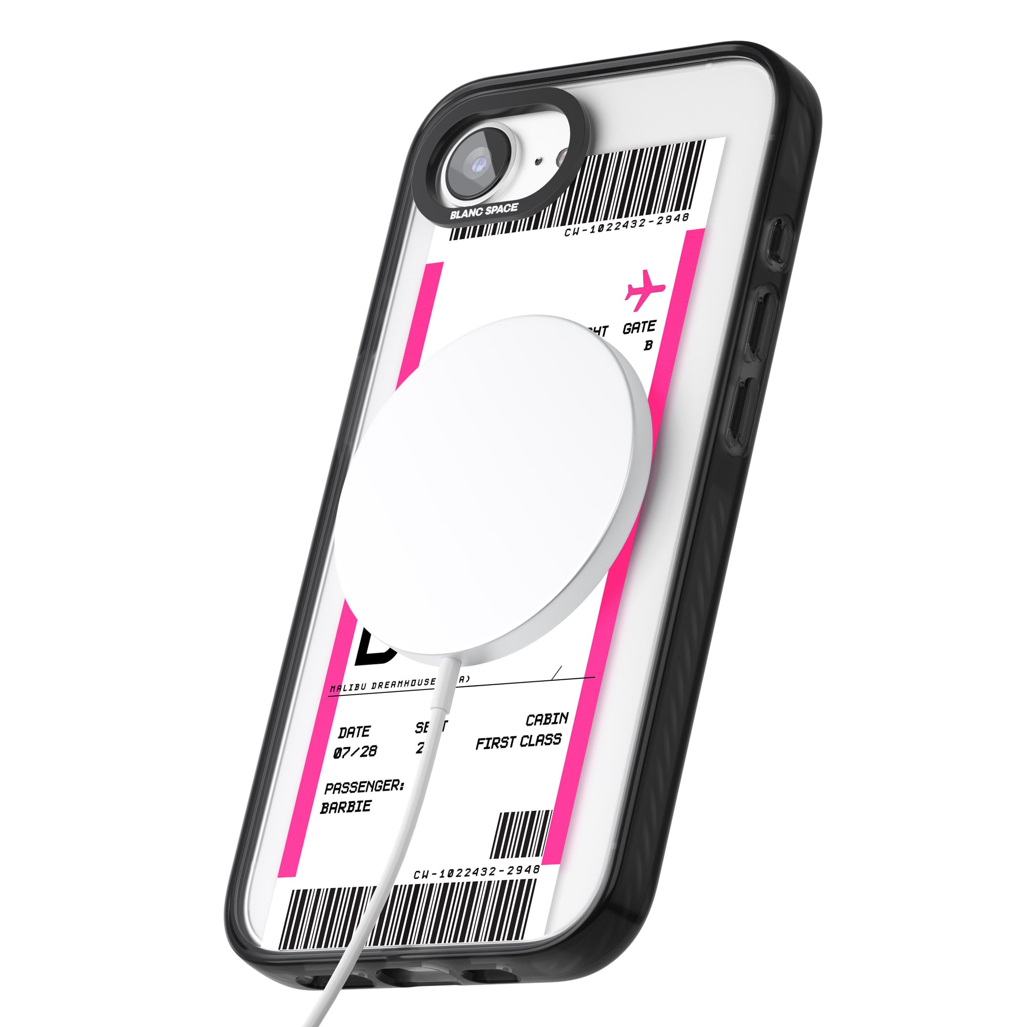 Personalised Pink Malibu Boarding Pass