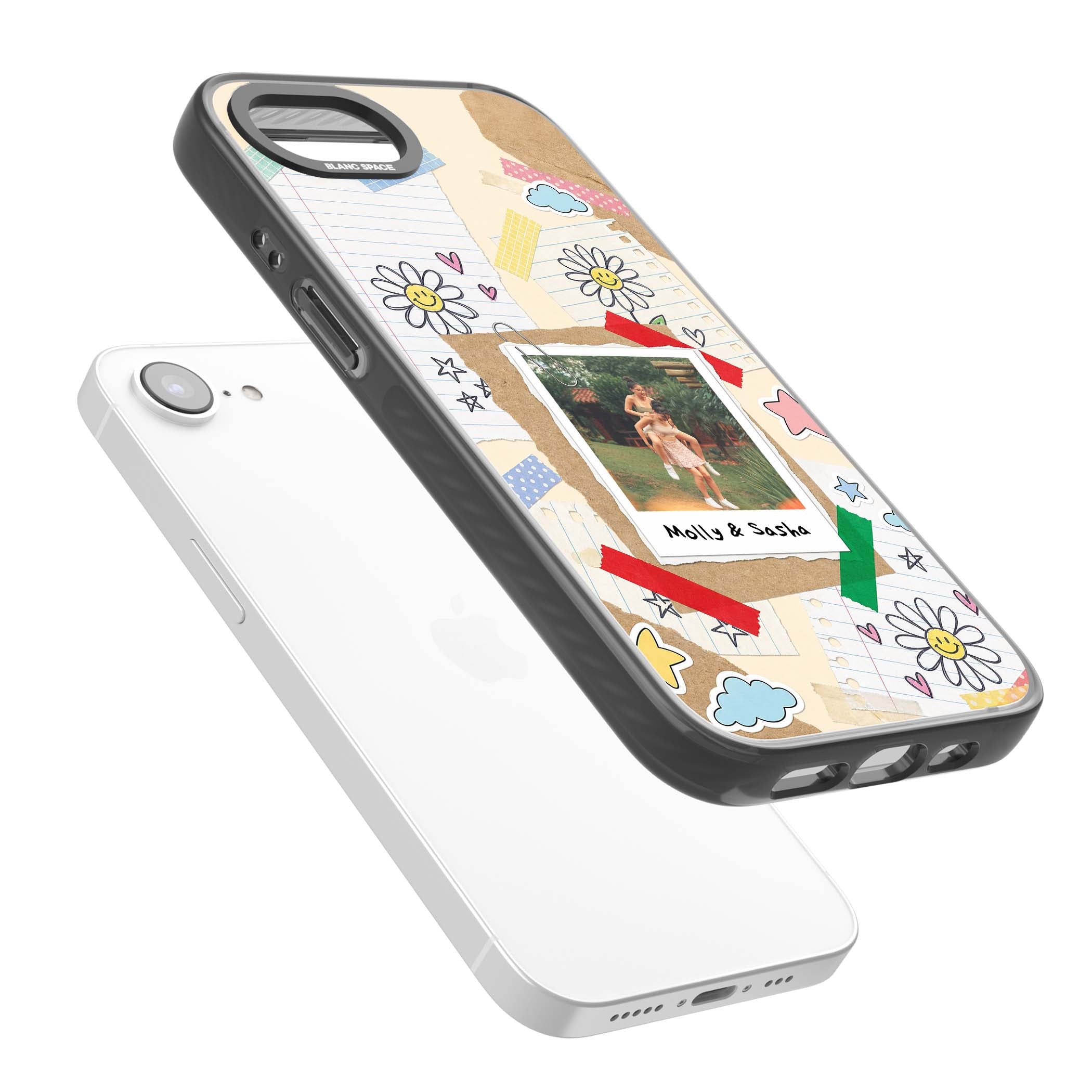 Scrapbook Photo coquette iPhone case | Black Impact Magsafe case for iPhone 16e, iPhone 17e