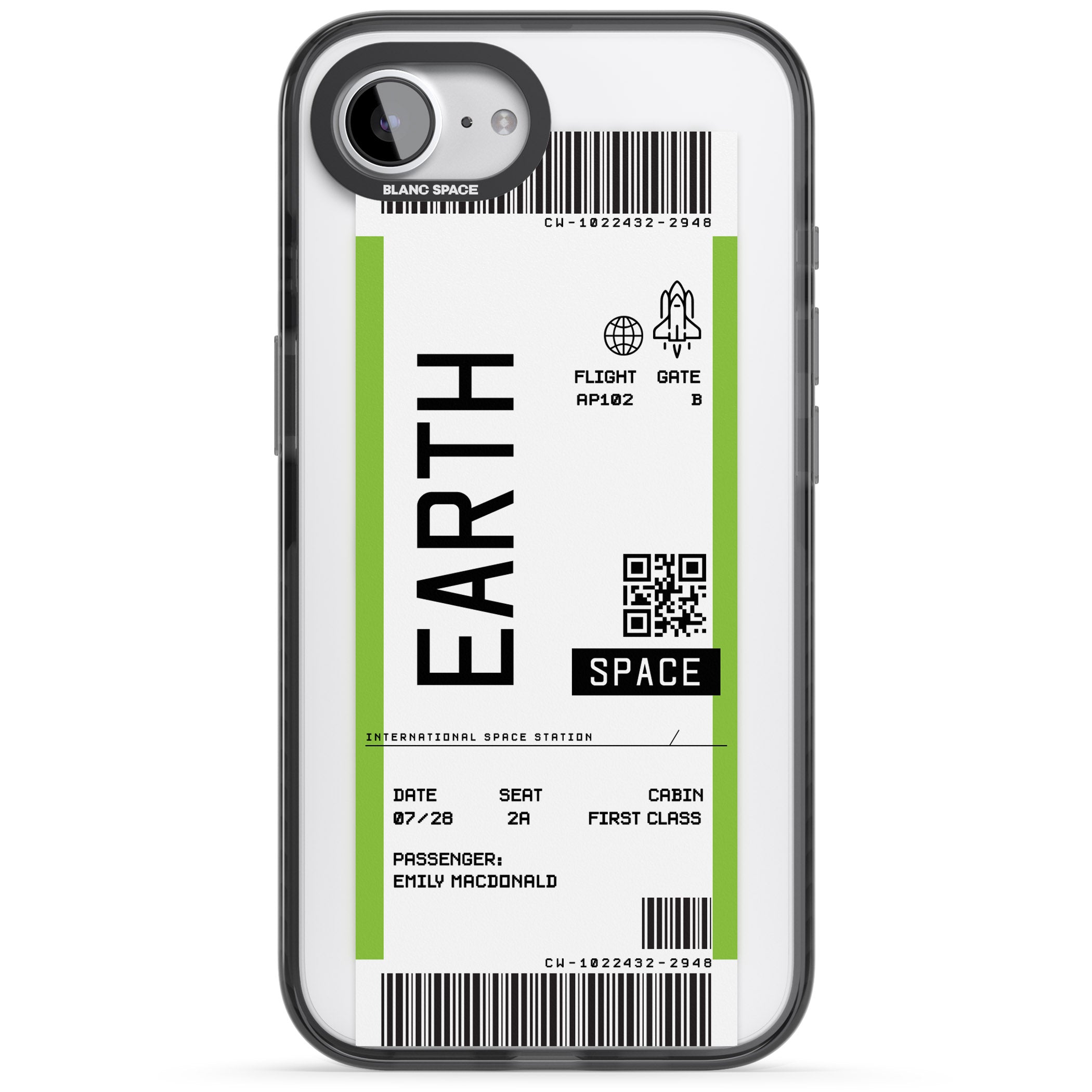 Personalised Earth Travel Ticket