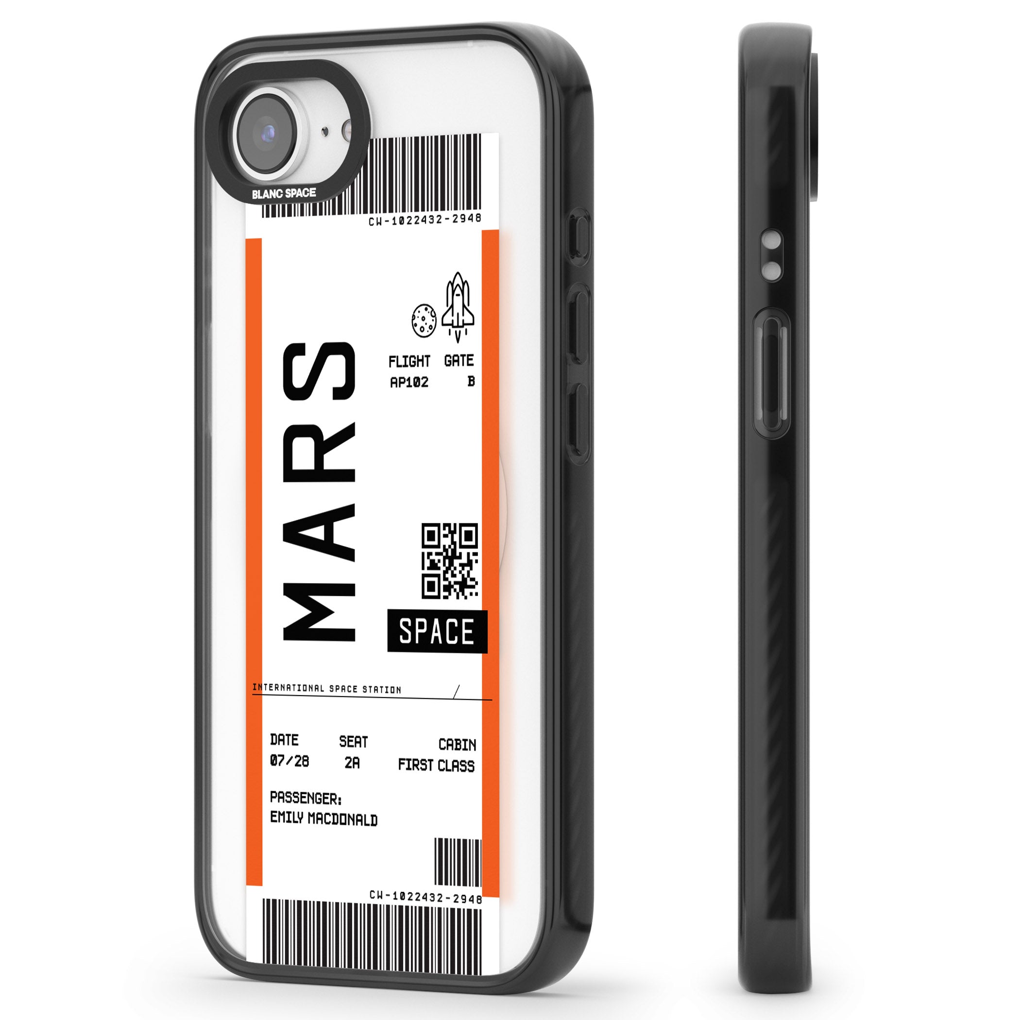 Personalised Mars Travel Ticket