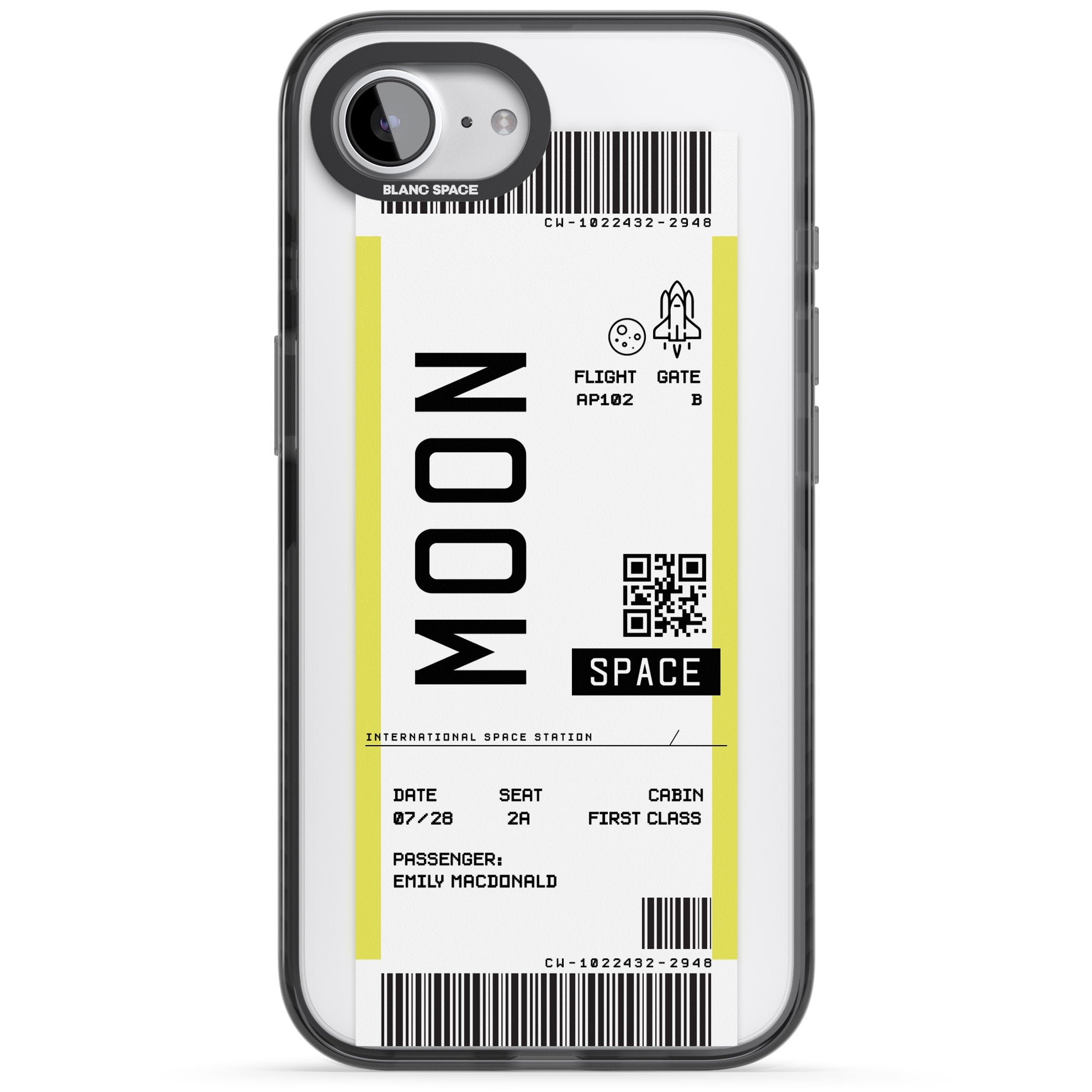 Personalised Moon Travel Ticket