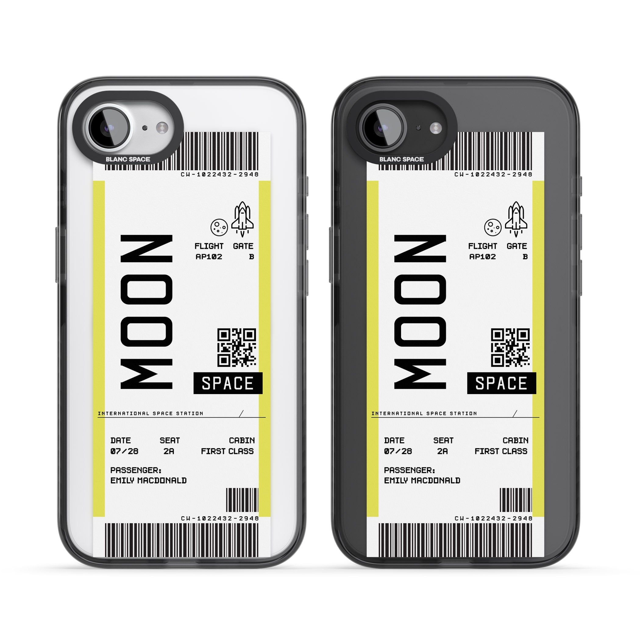 Personalised Moon Travel Ticket