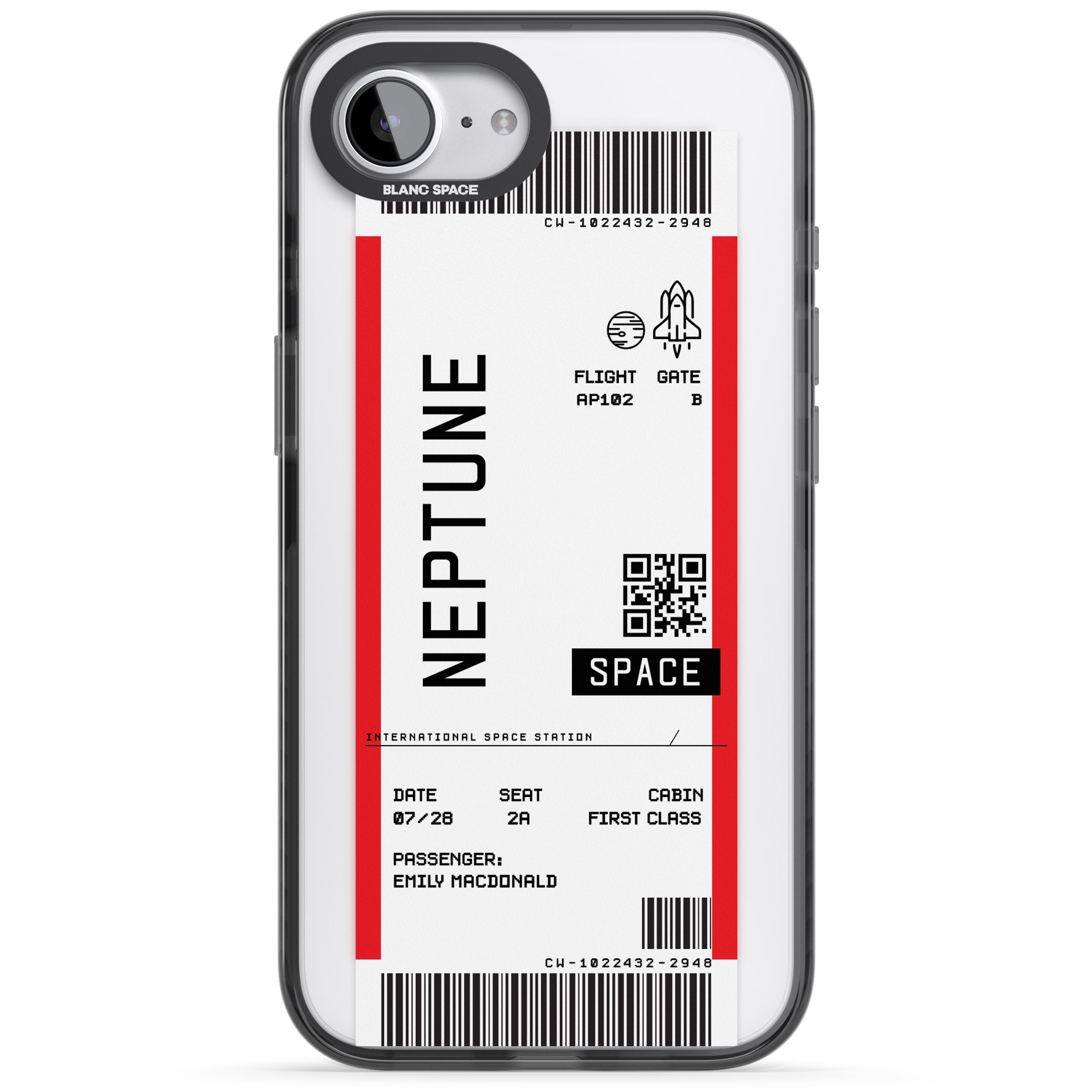 Personalised Neptune Travel Ticket