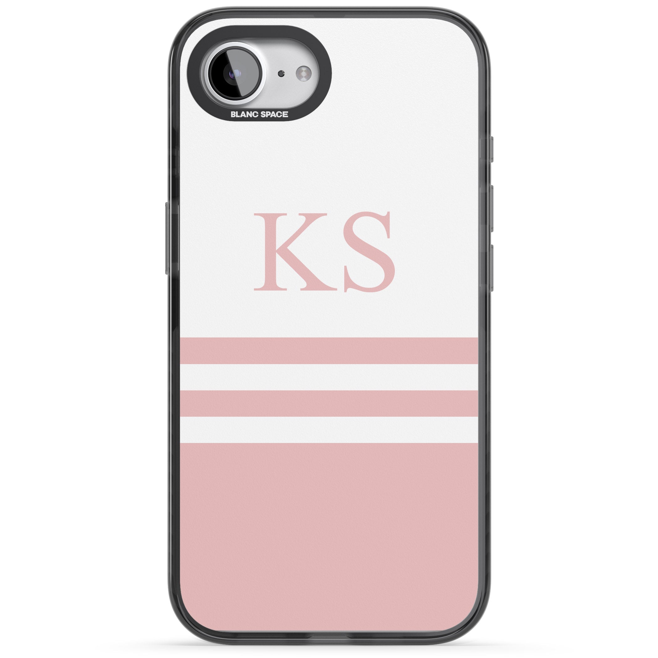 Personalised Pink Stripes & Initials