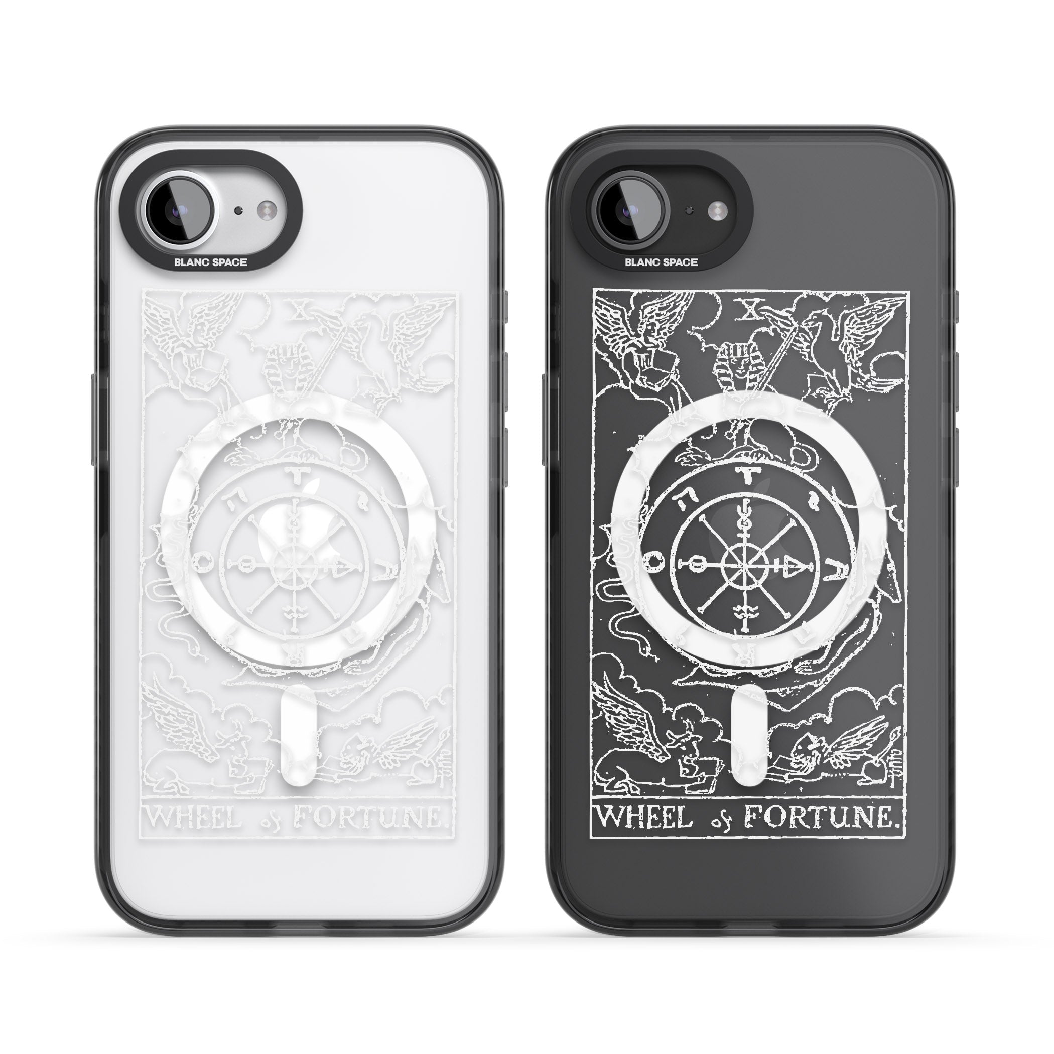 Personalised Wheel Of Fortune Tarot Card (White)