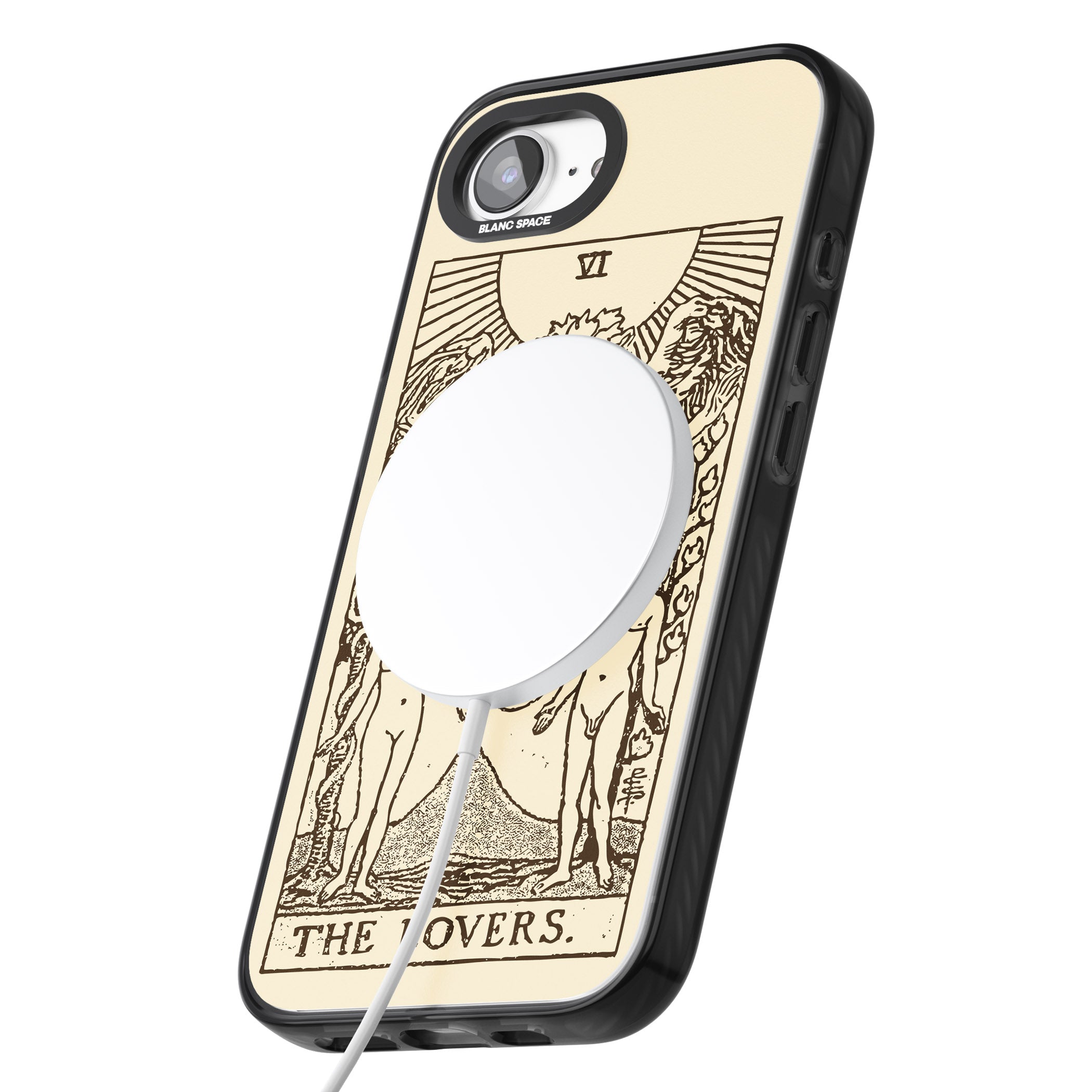 Personalised The Lovers Tarot Card (Cream)