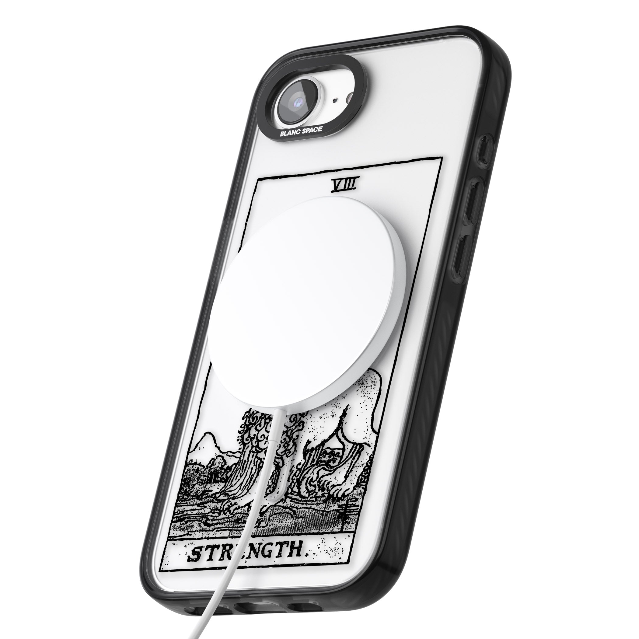 Personalised Strength Tarot Card (Clear)