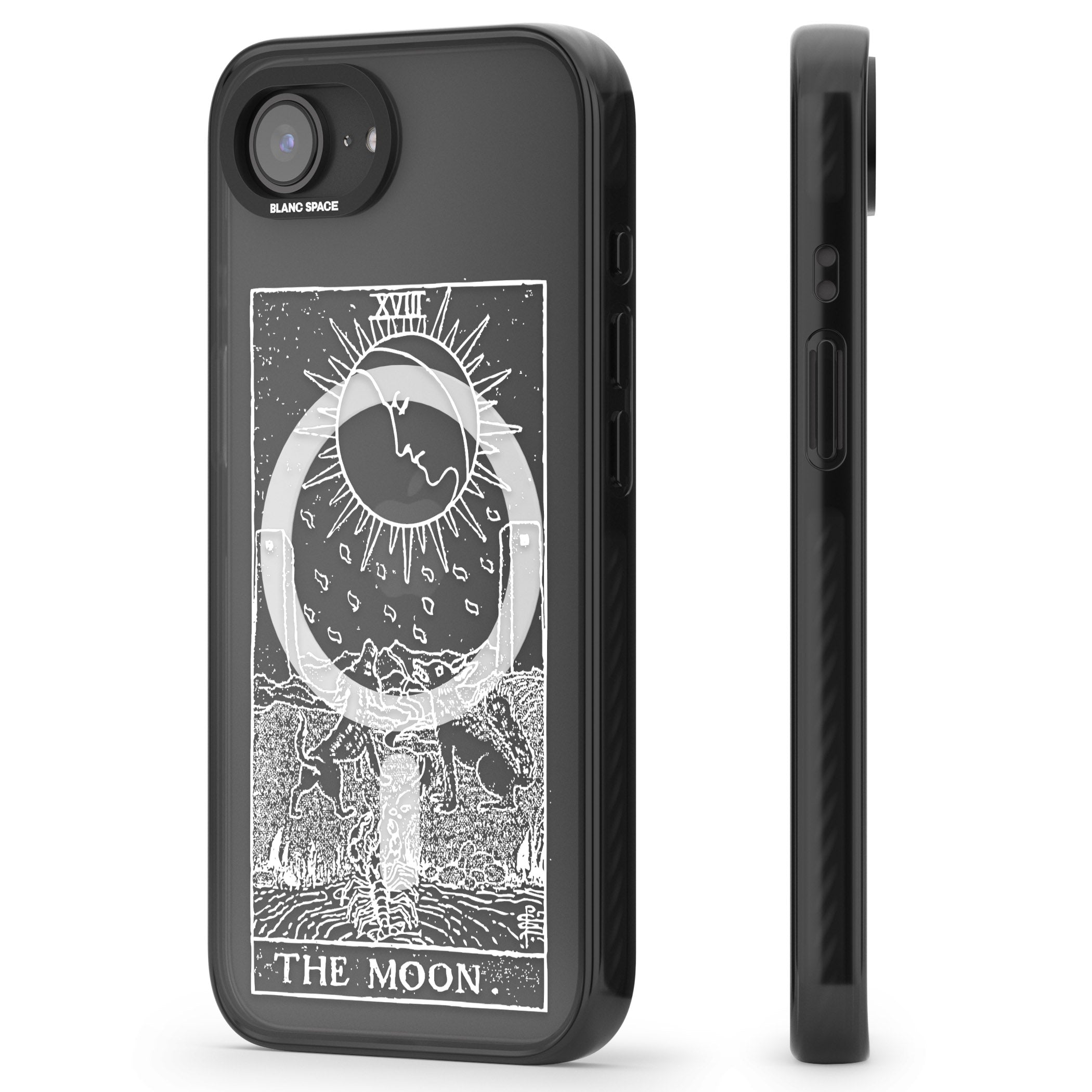 Personalised The Moon Tarot Card (White)