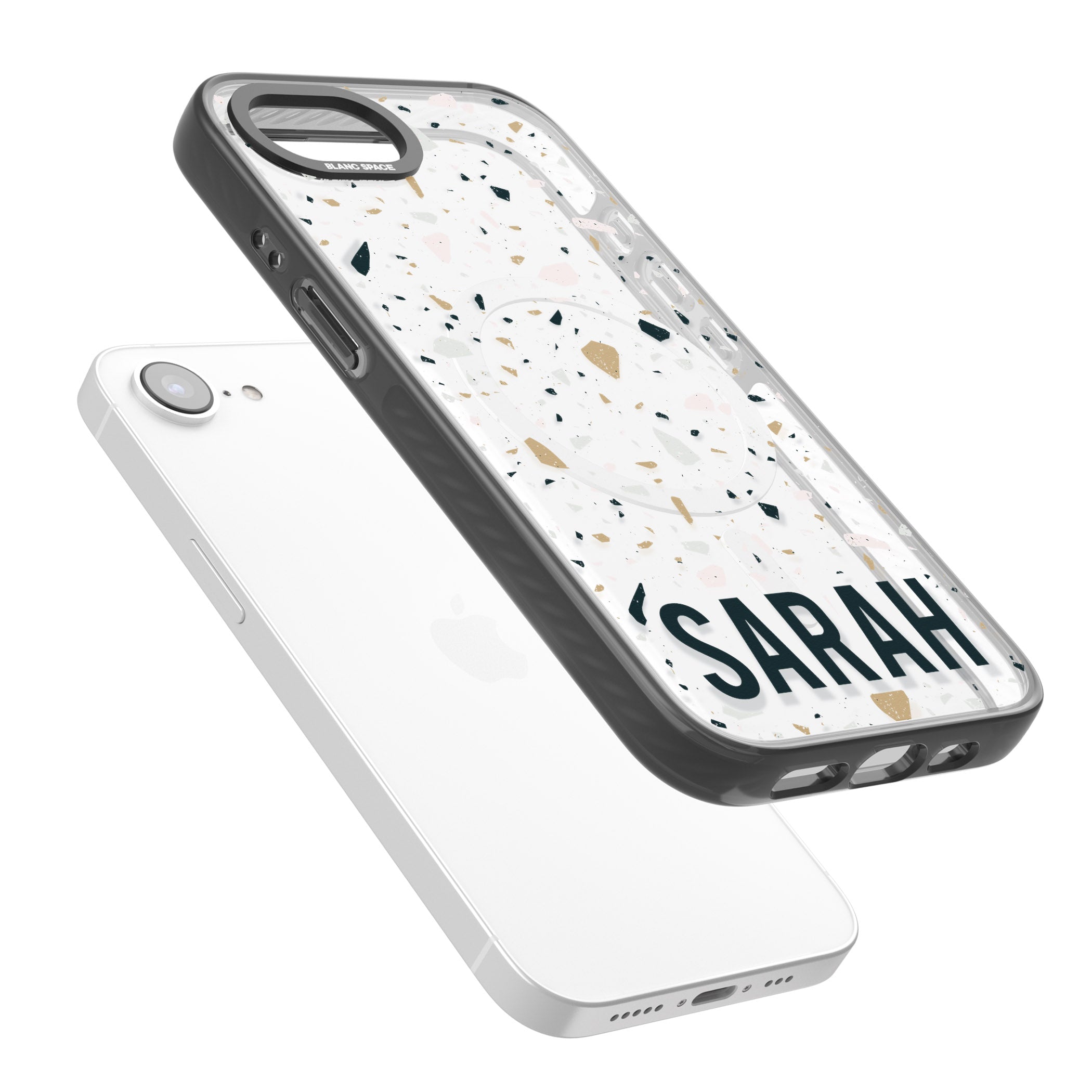 Personalised Terrazzo Blue, Pink, Brown