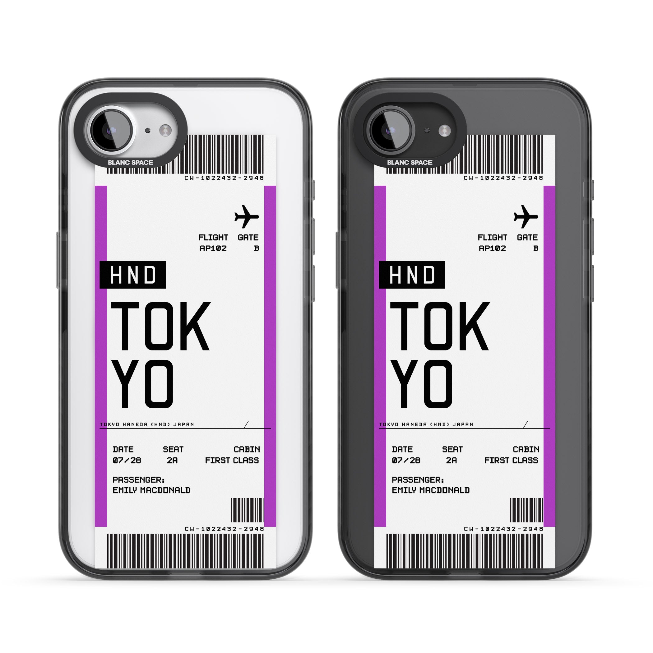 Personalised Tokyo Boarding Pass
