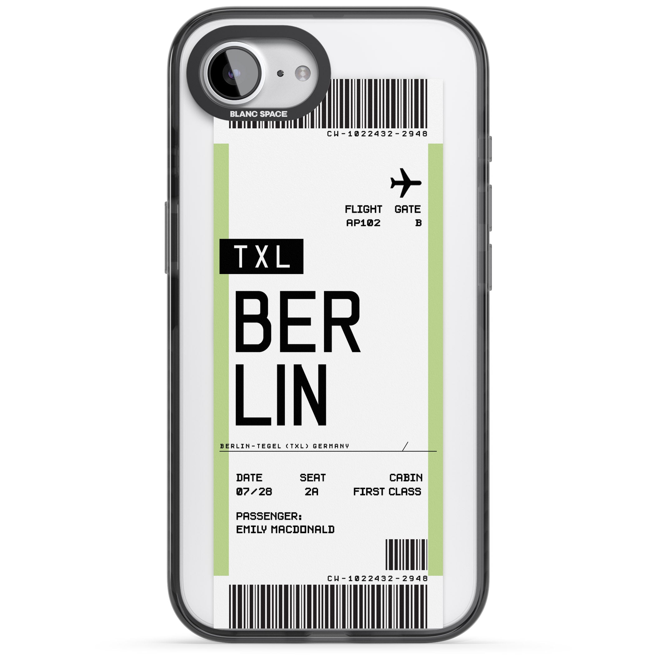 Personalised Berlin Boarding Pass