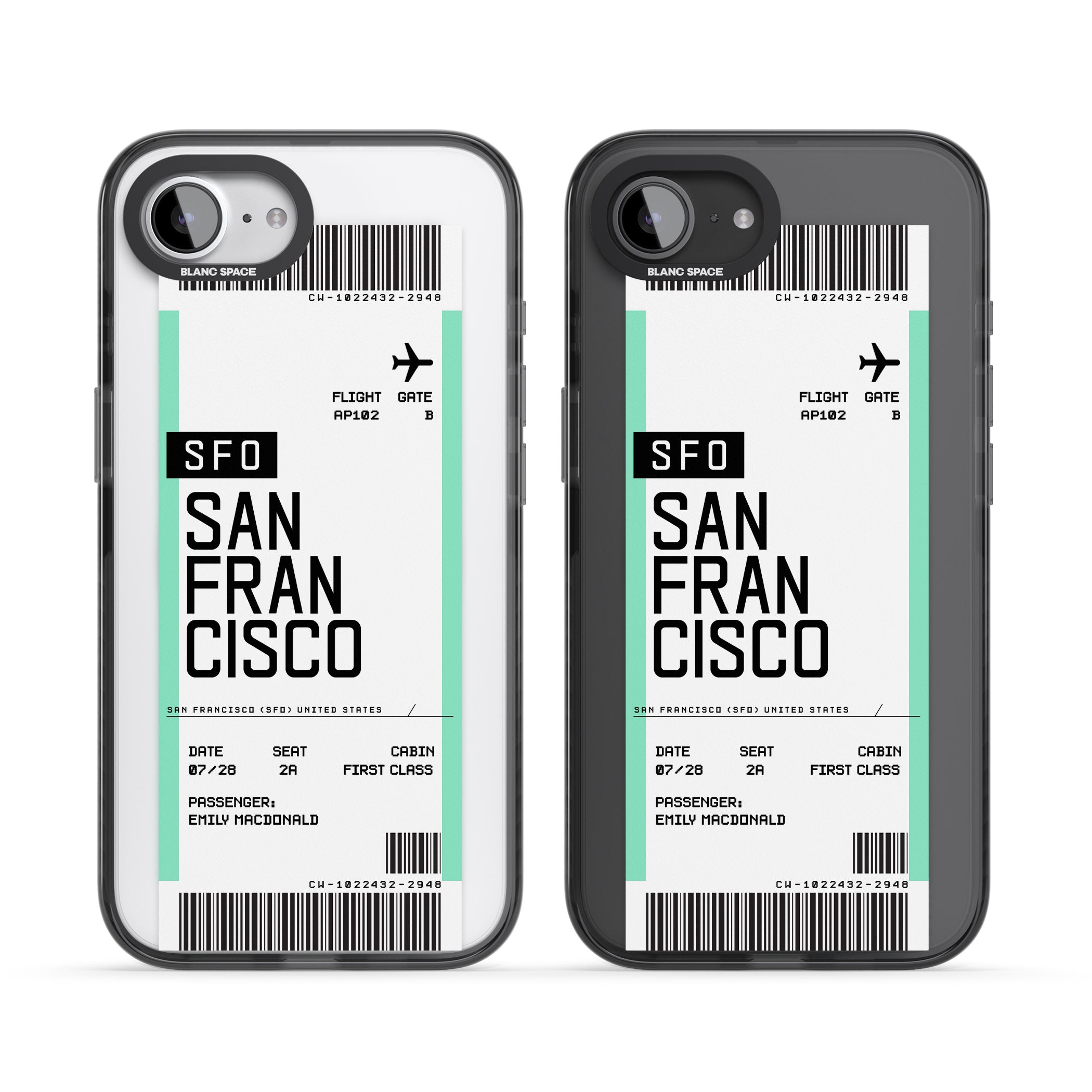 Personalised San Francisco Boarding Pass