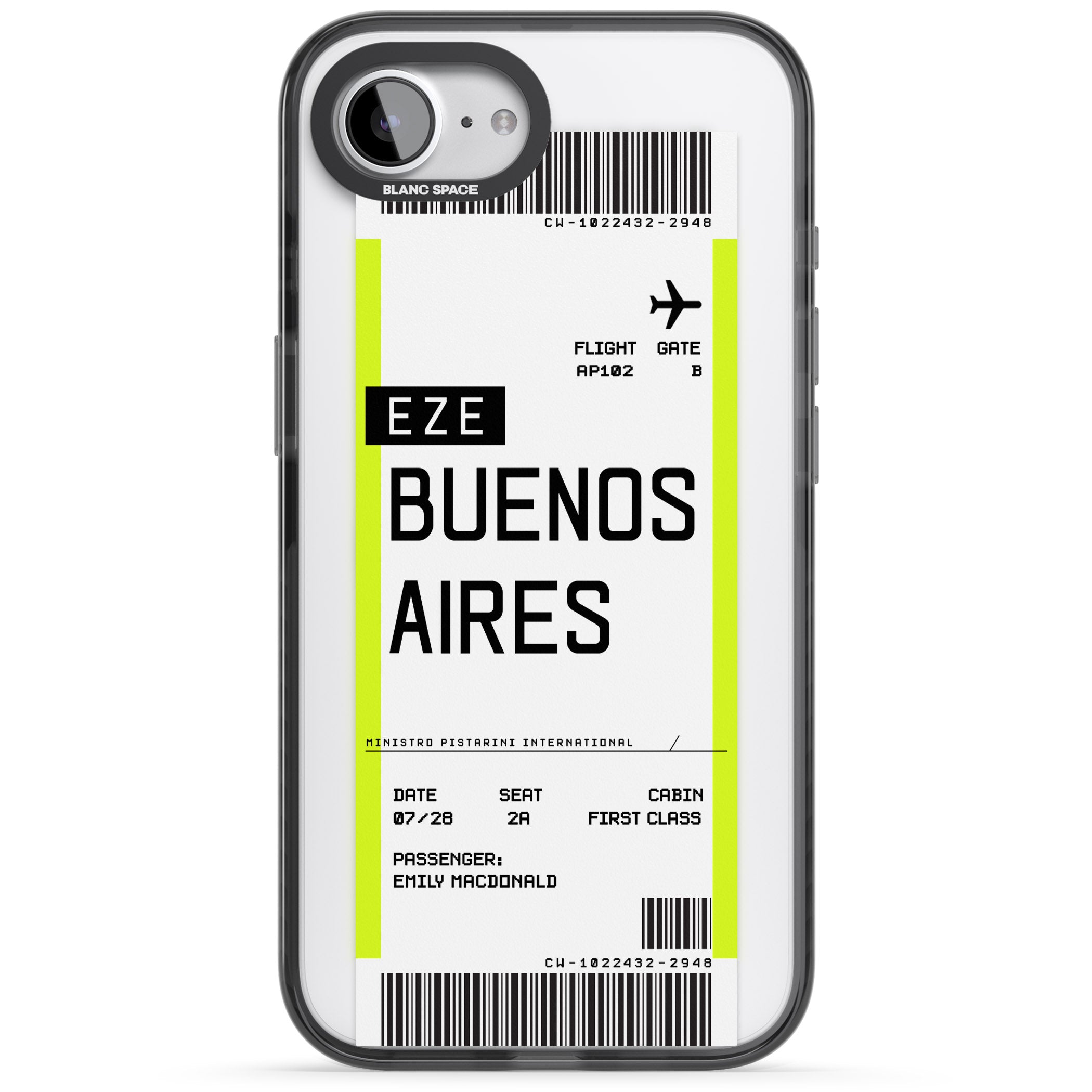Personalised Buenos Aires Boarding Pass