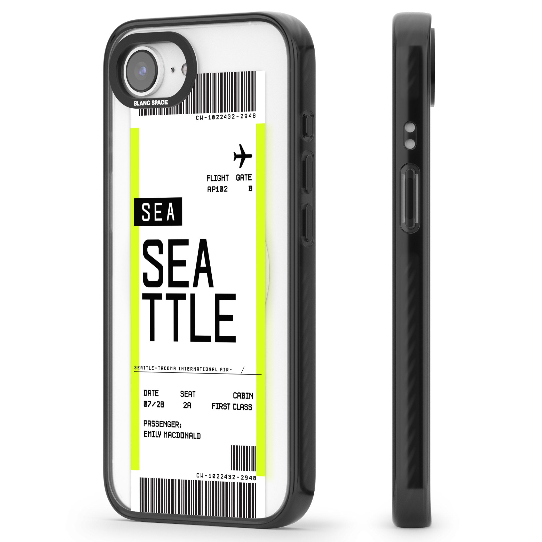 Personalised Seattle Boarding Pass