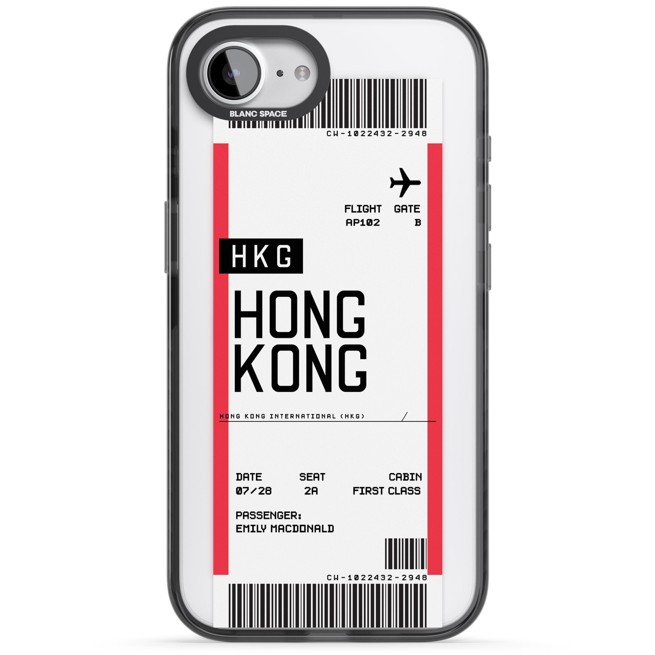 Personalised Hong Kong Boarding Pass