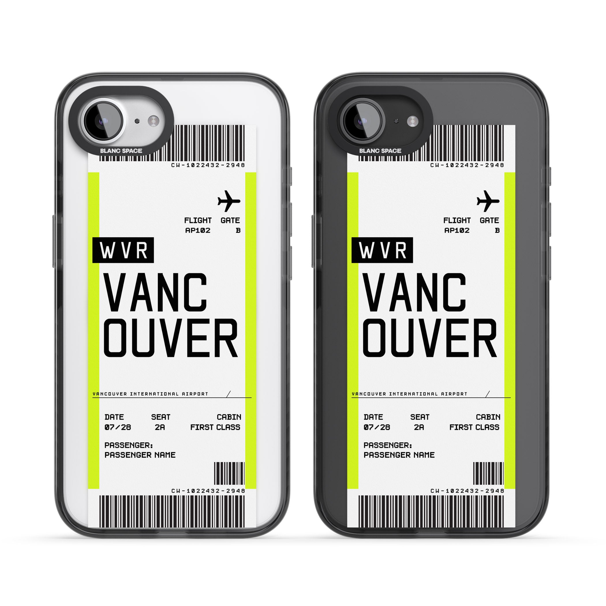 Personalised Vancouver Boarding Pass