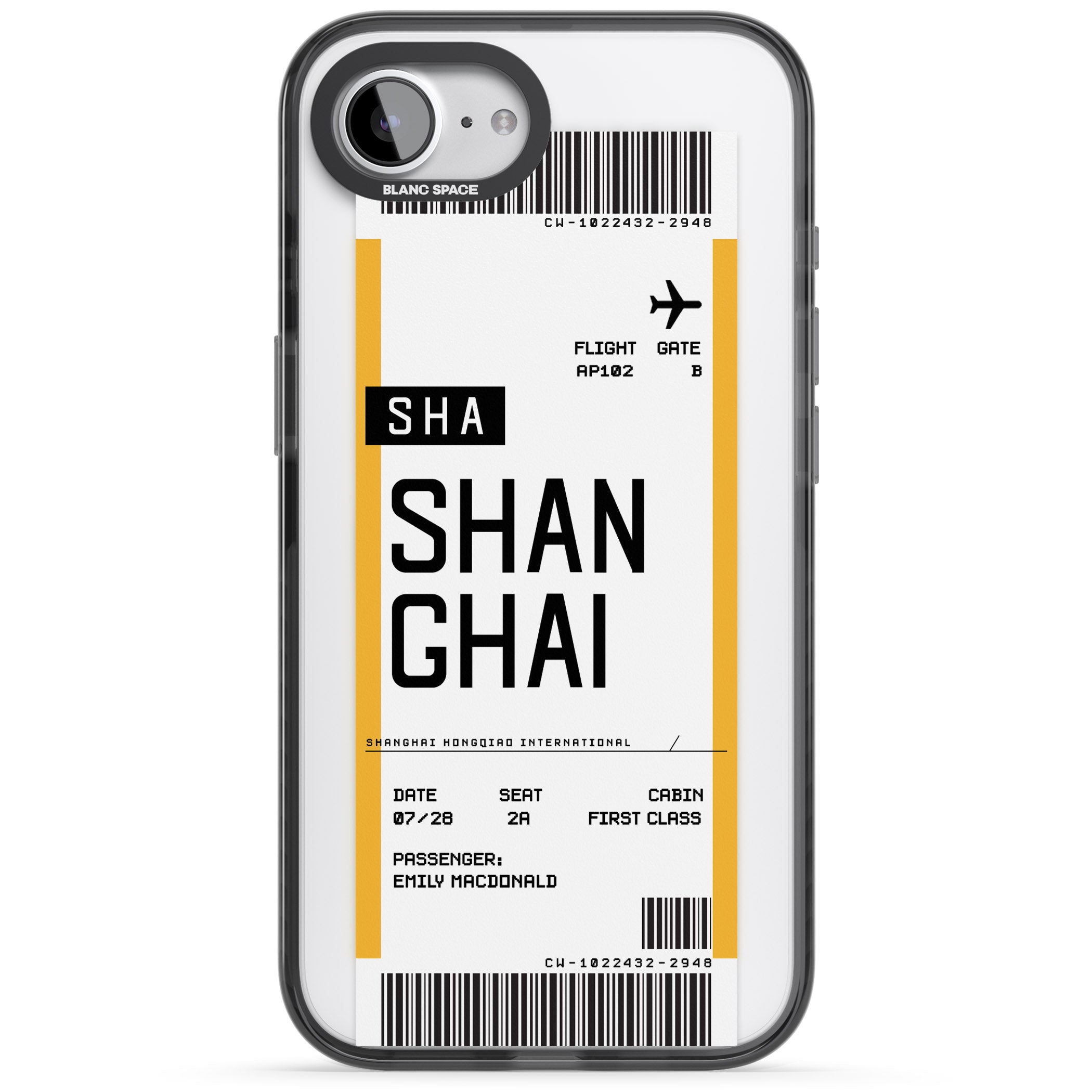 Personalised Shanghai Boarding Pass