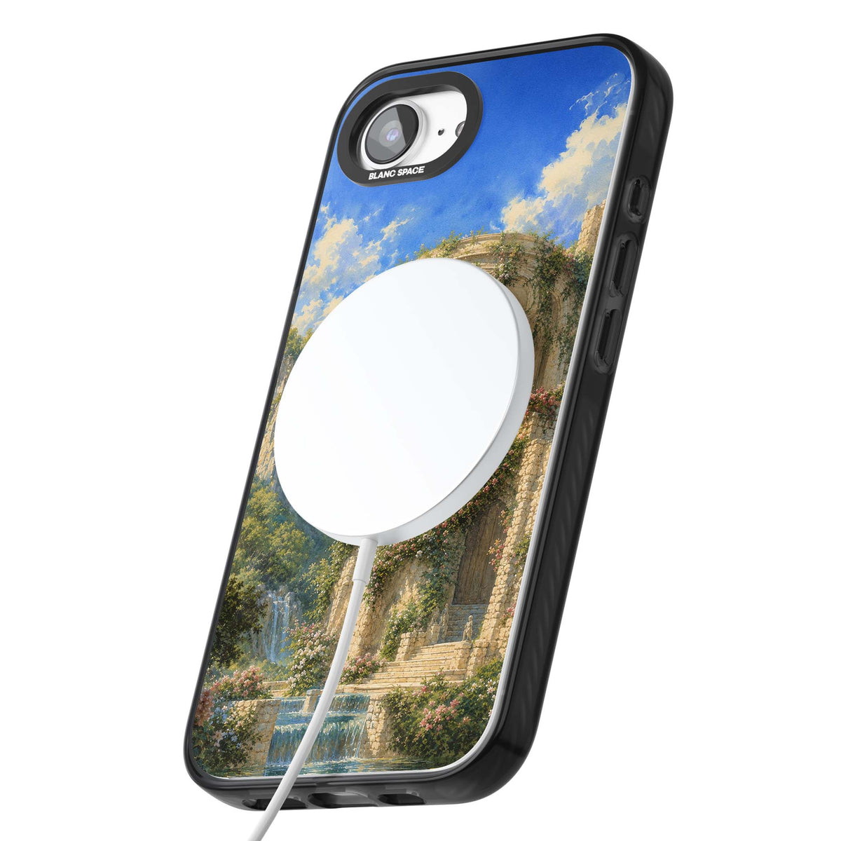 Palace Pavilion fairycore iPhone case | Black Impact Magsafe case for iPhone 16e, iPhone 17e