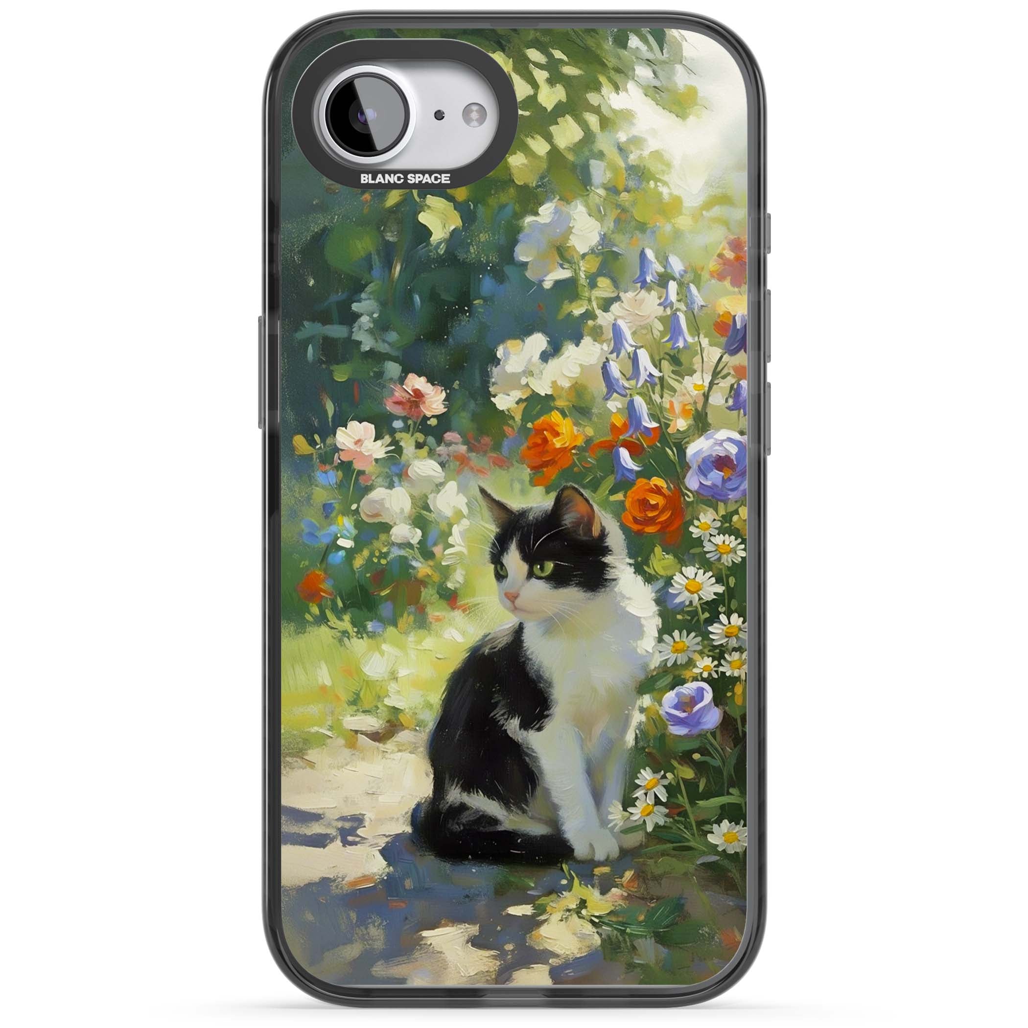 Cat In The Meadow for her iPhone case | Black Impact Magsafe case for iPhone 16e, iPhone 17e