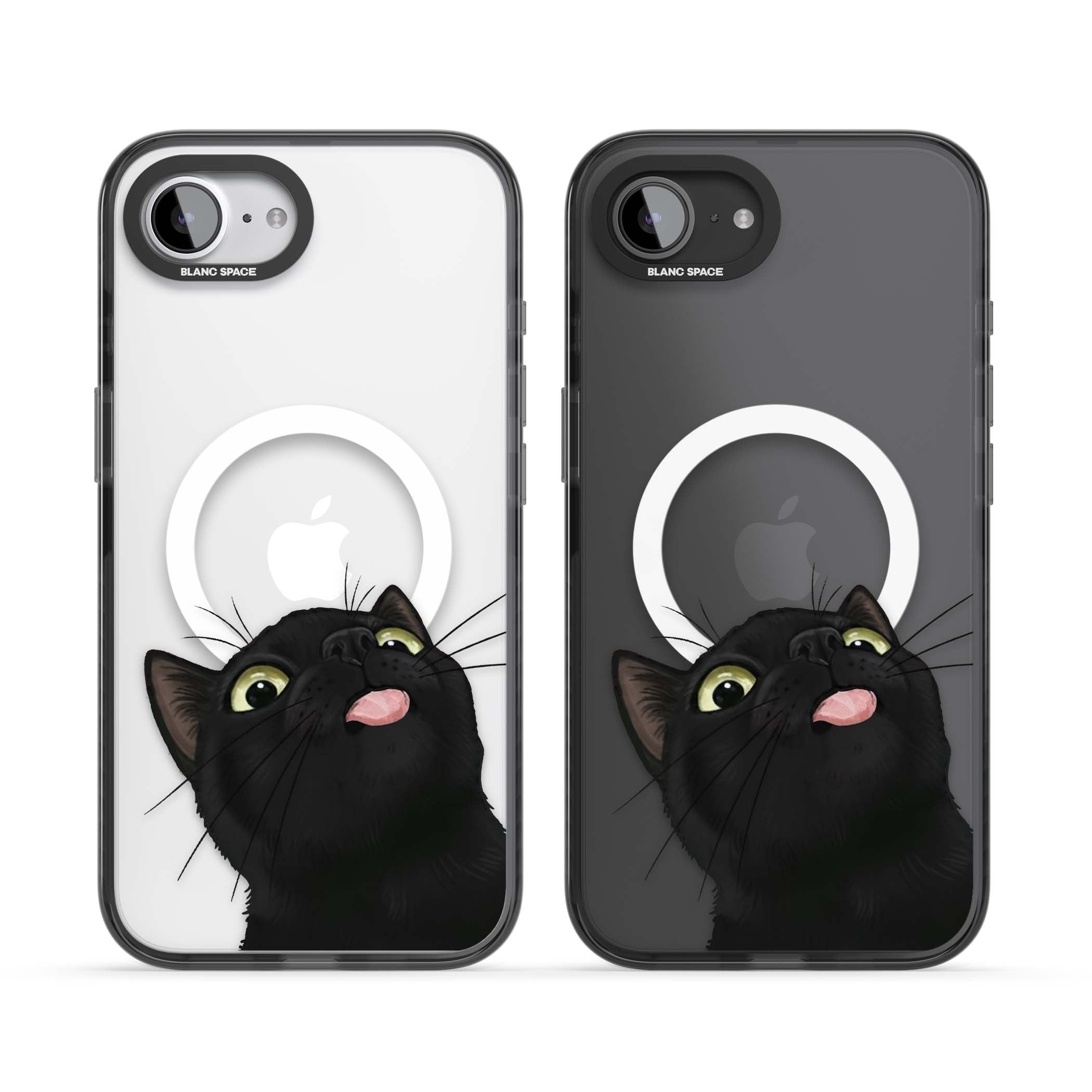 Black Cat Energy for her iPhone case | Black Impact Magsafe case for iPhone 16e, iPhone 17e