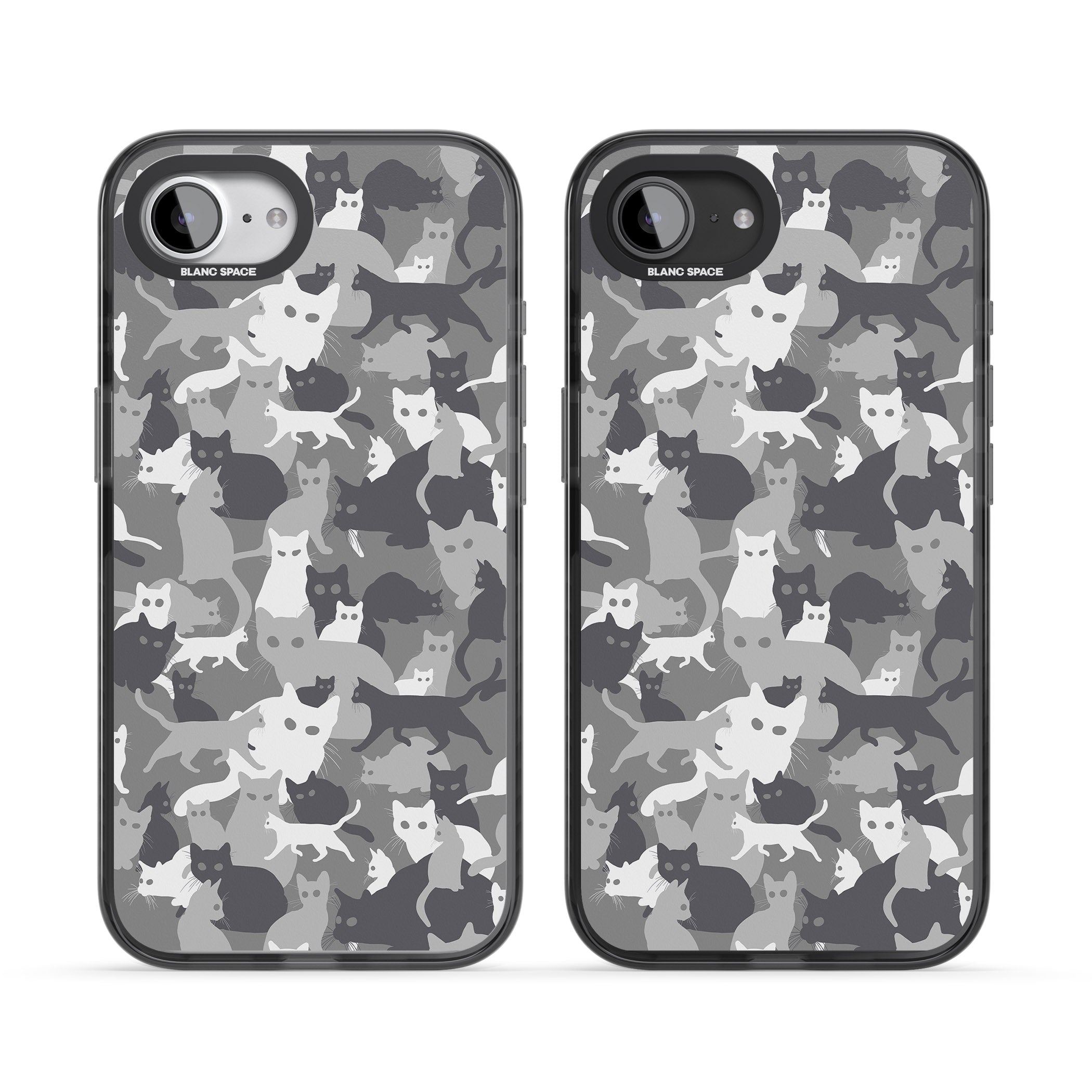 Dark Grey Cat Camouflage