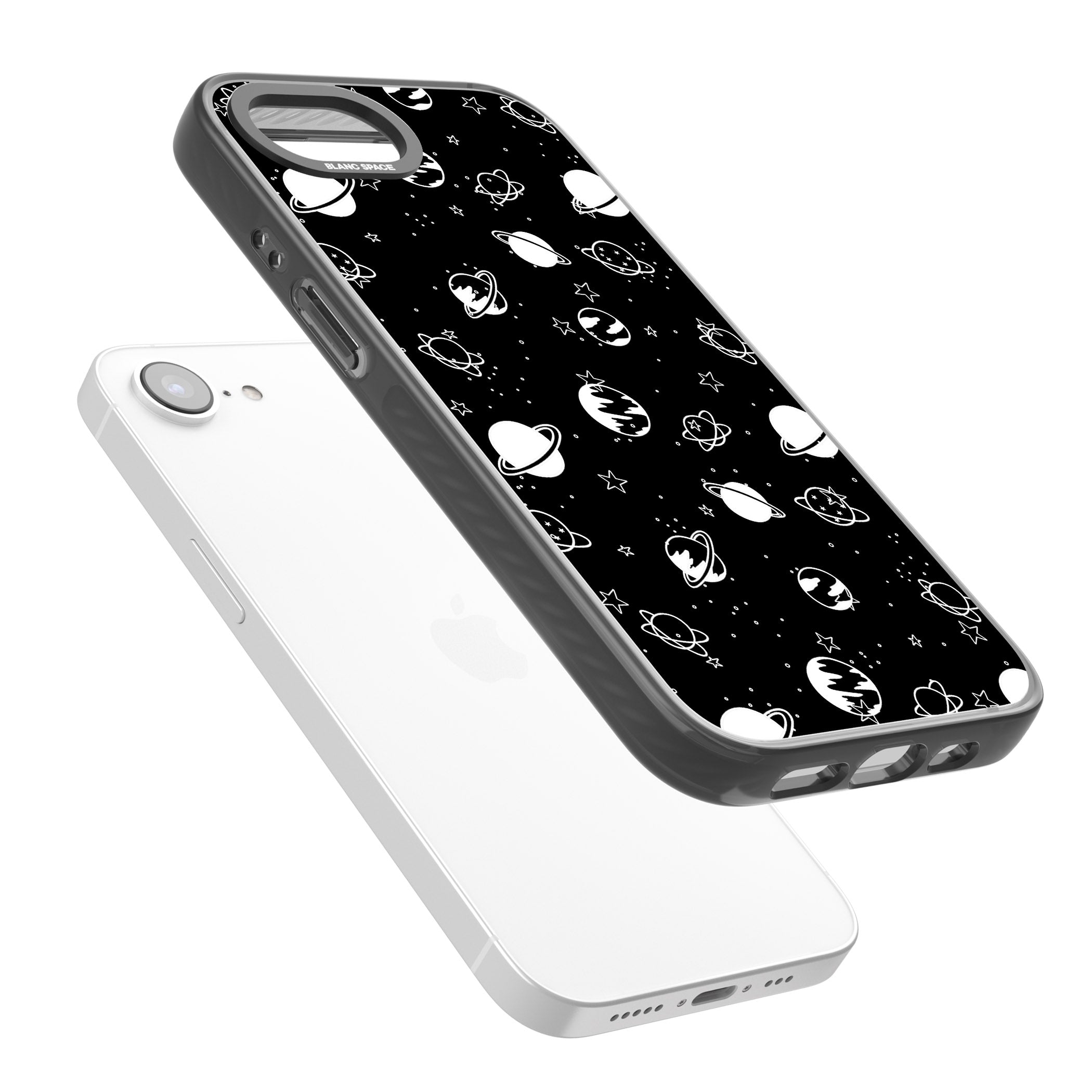 White Planets On Black