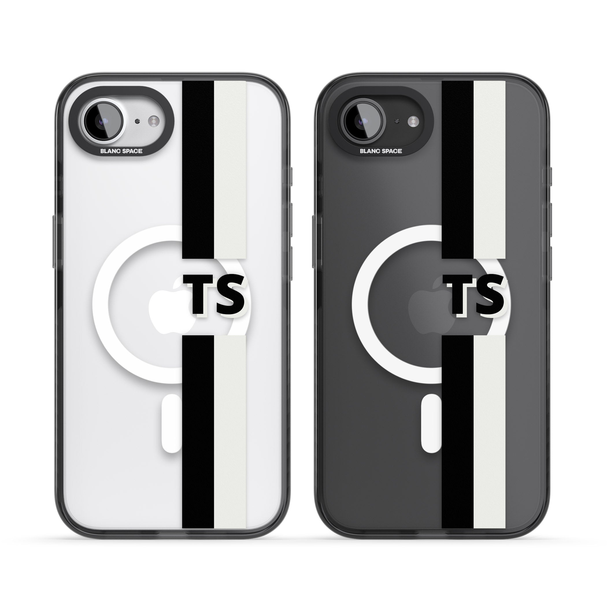 Personalised Black And White Stripe