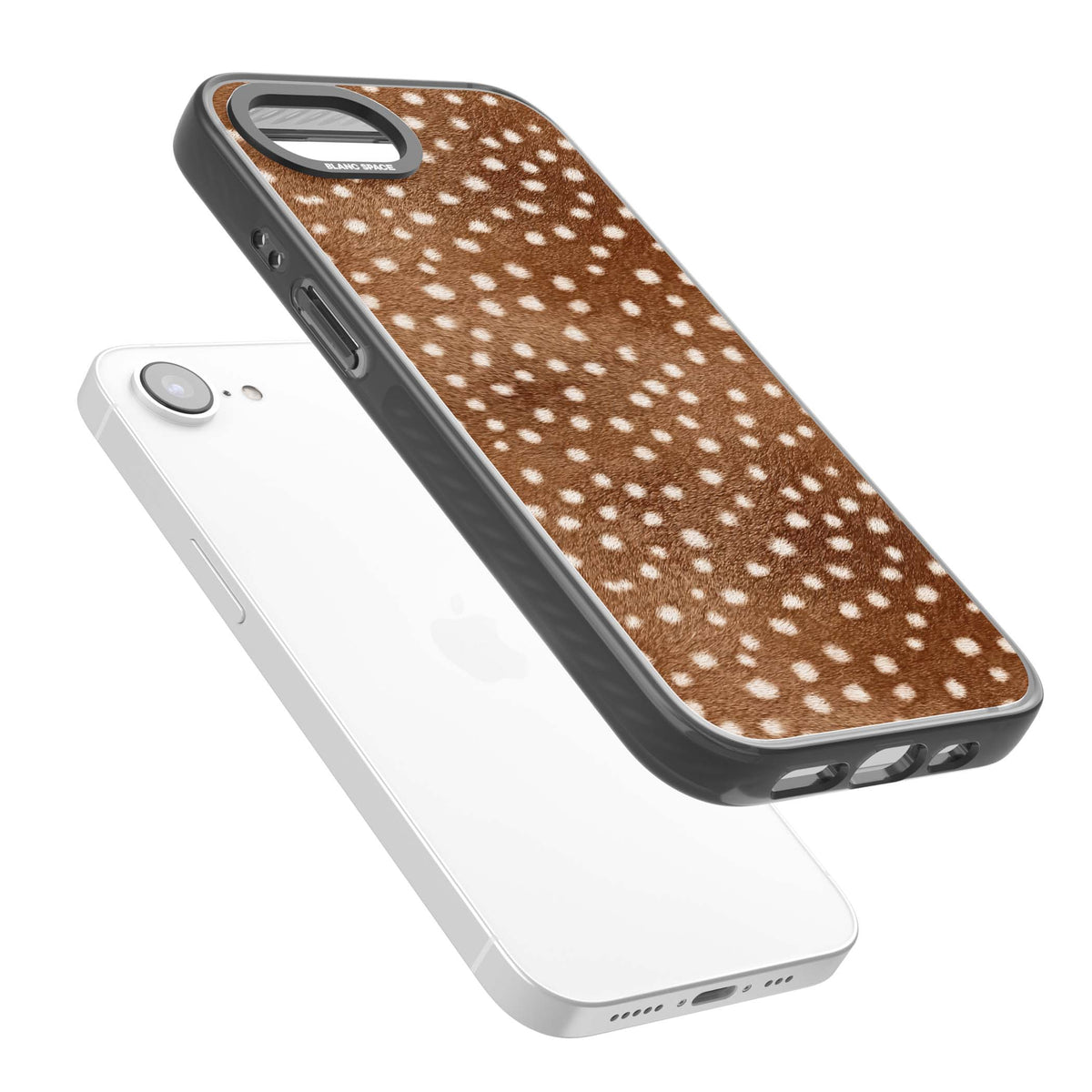 Deer Print animals iPhone case | Black Impact Magsafe case for iPhone 16e, iPhone 17e