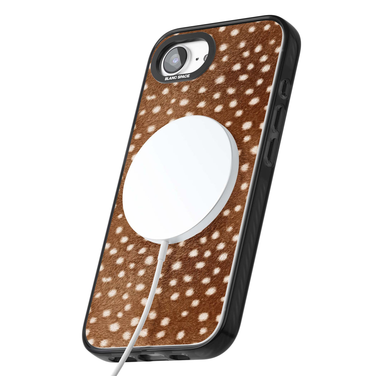 Deer Print animals iPhone case | Black Impact Magsafe case for iPhone 16e, iPhone 17e