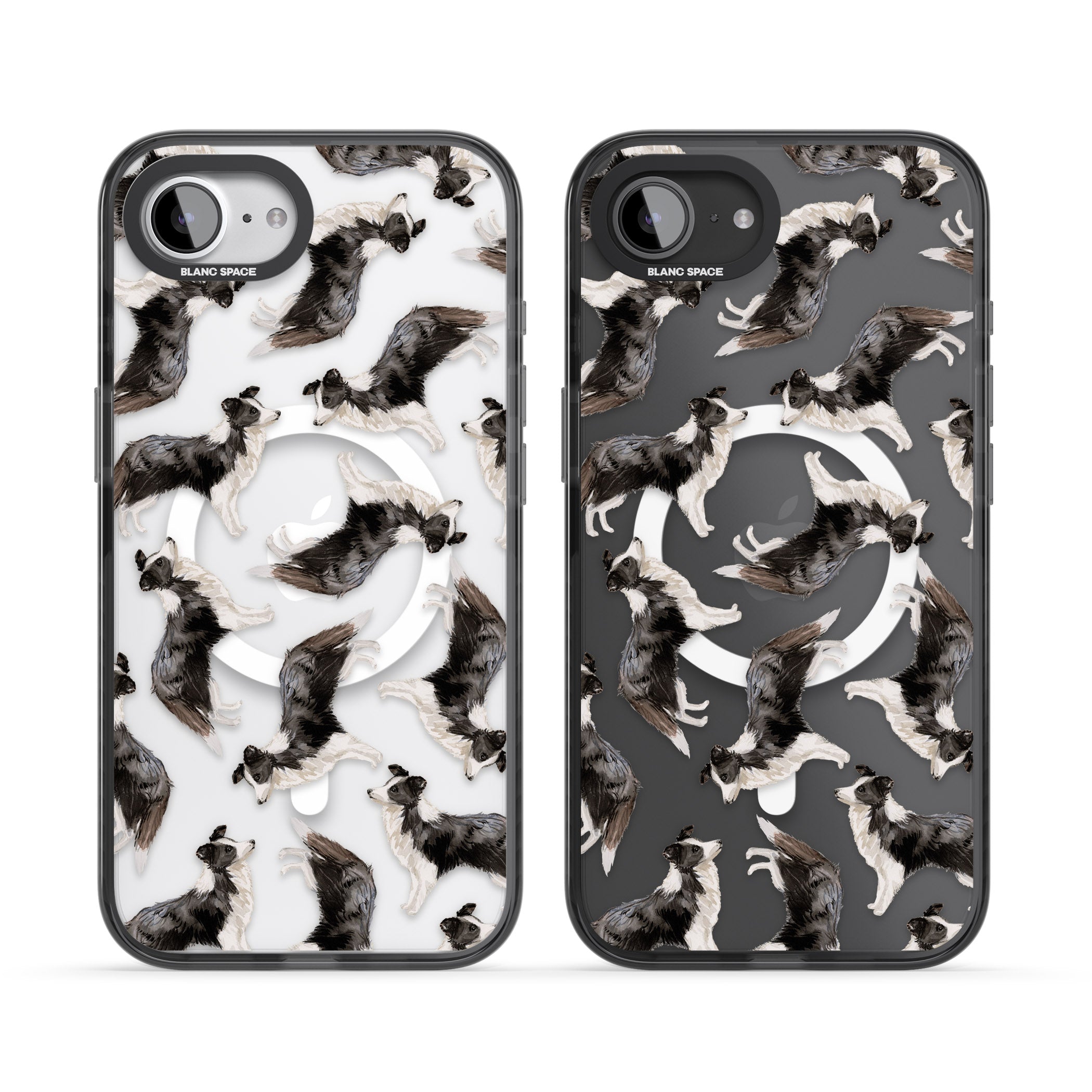 Border Collie Pattern Watercolour