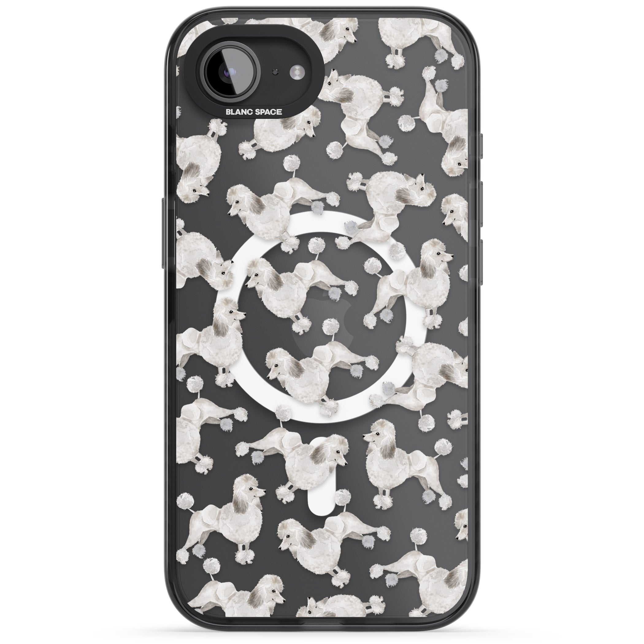 Poodle Watercolor Pattern