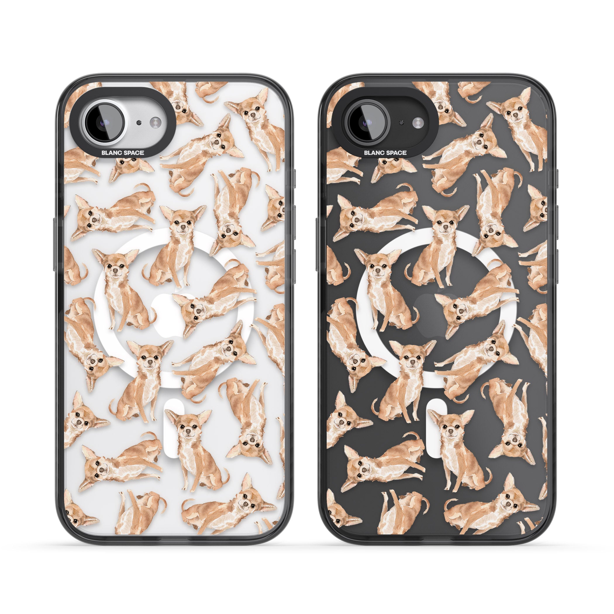 Chihuahua Watercolour Dog Pattern