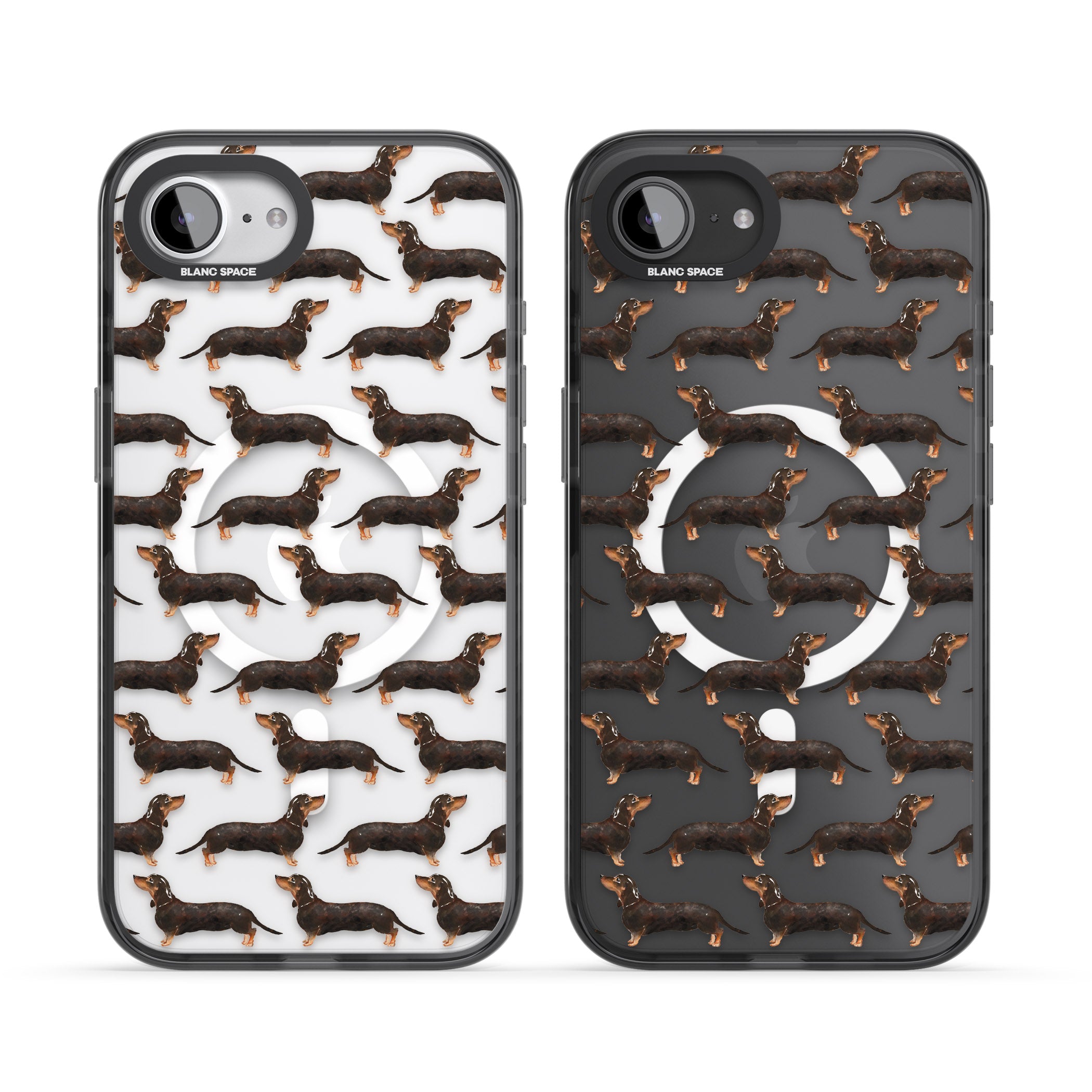 Dachshund Pattern Black Tan