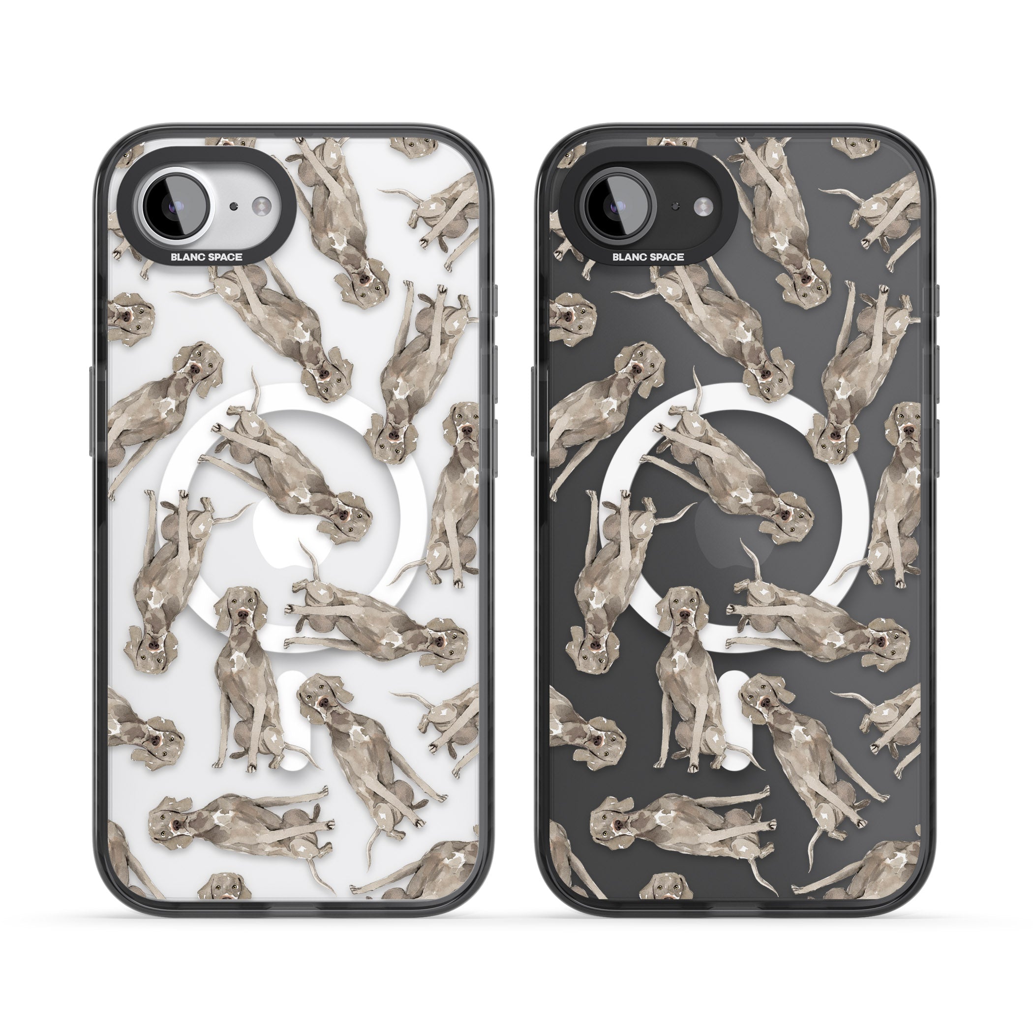 Weimaraner Watercolor Dog