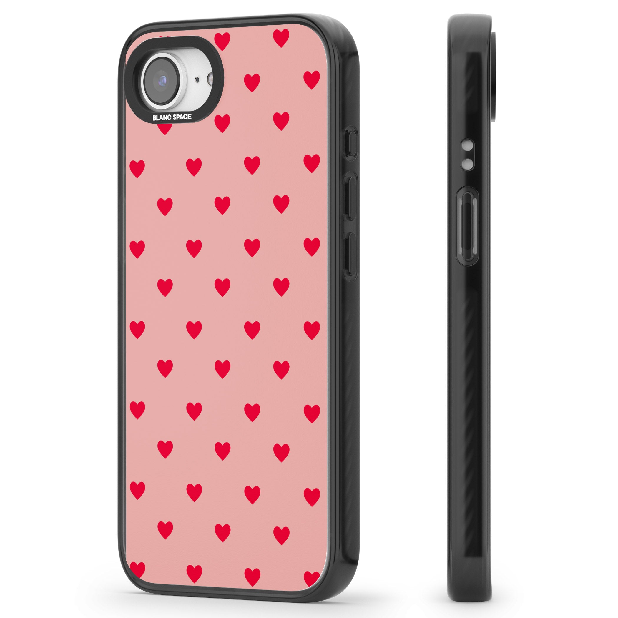 Small Heart Pattern: Red & Pink