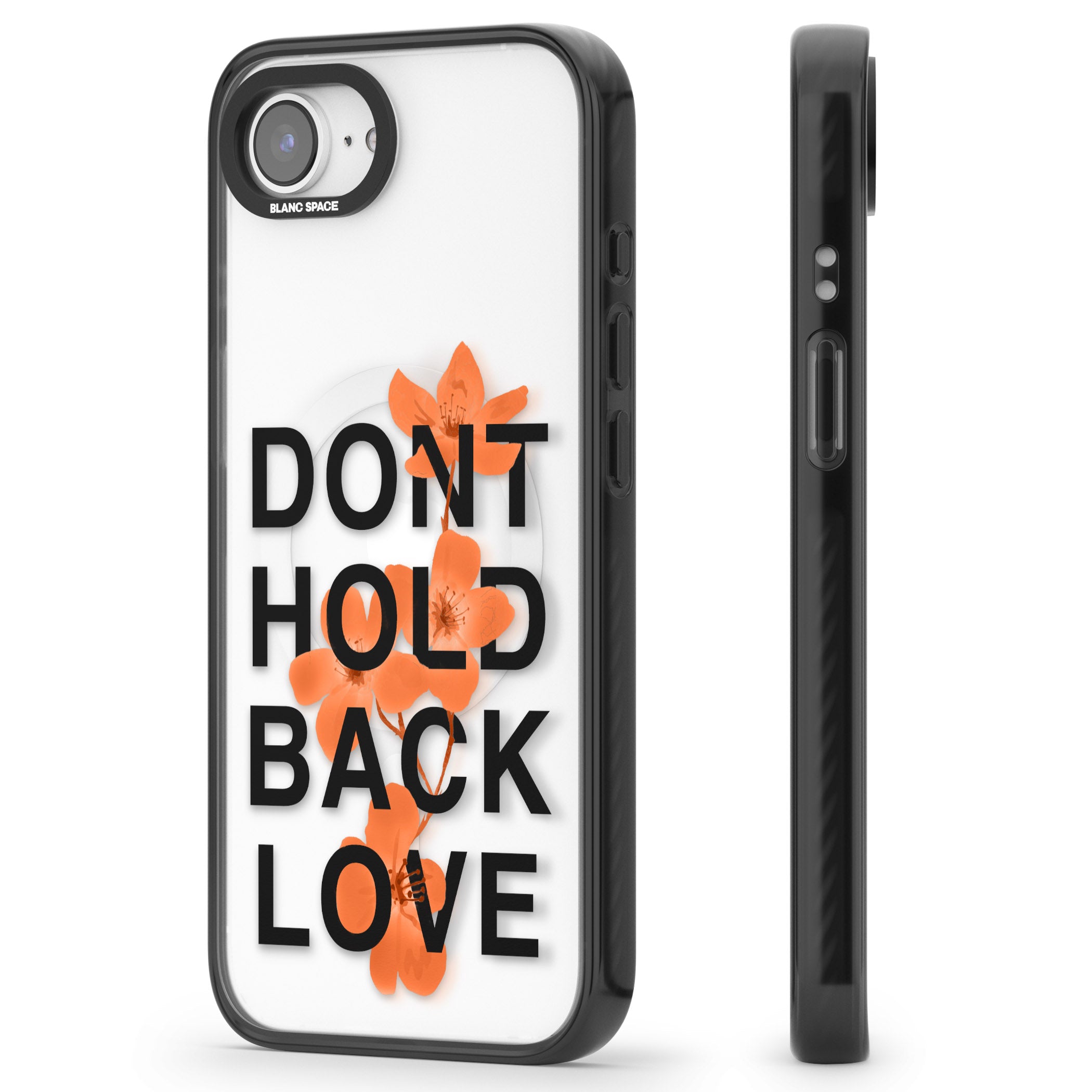 Don'T Hold Back Love Orange & Black