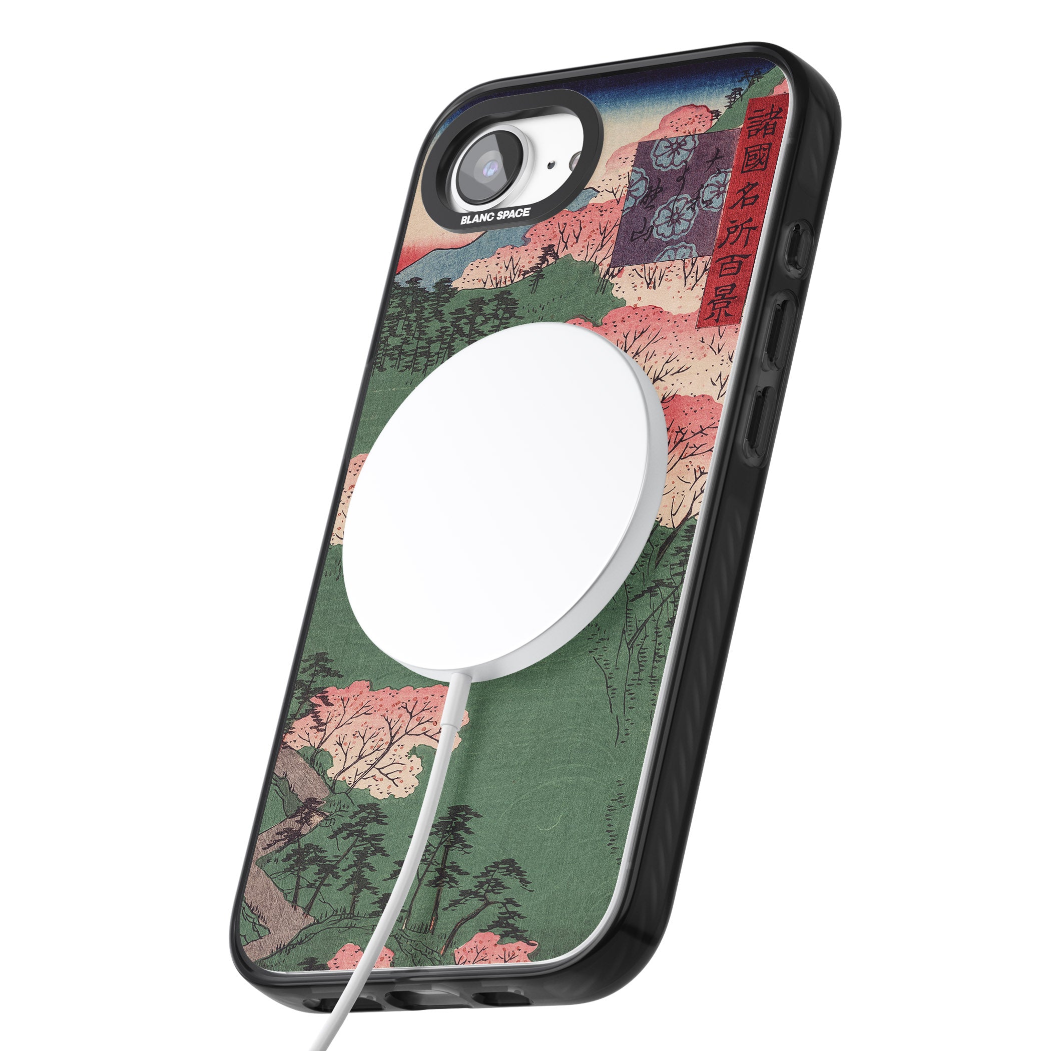 Japanese Illustration Cherry Blossom Forest