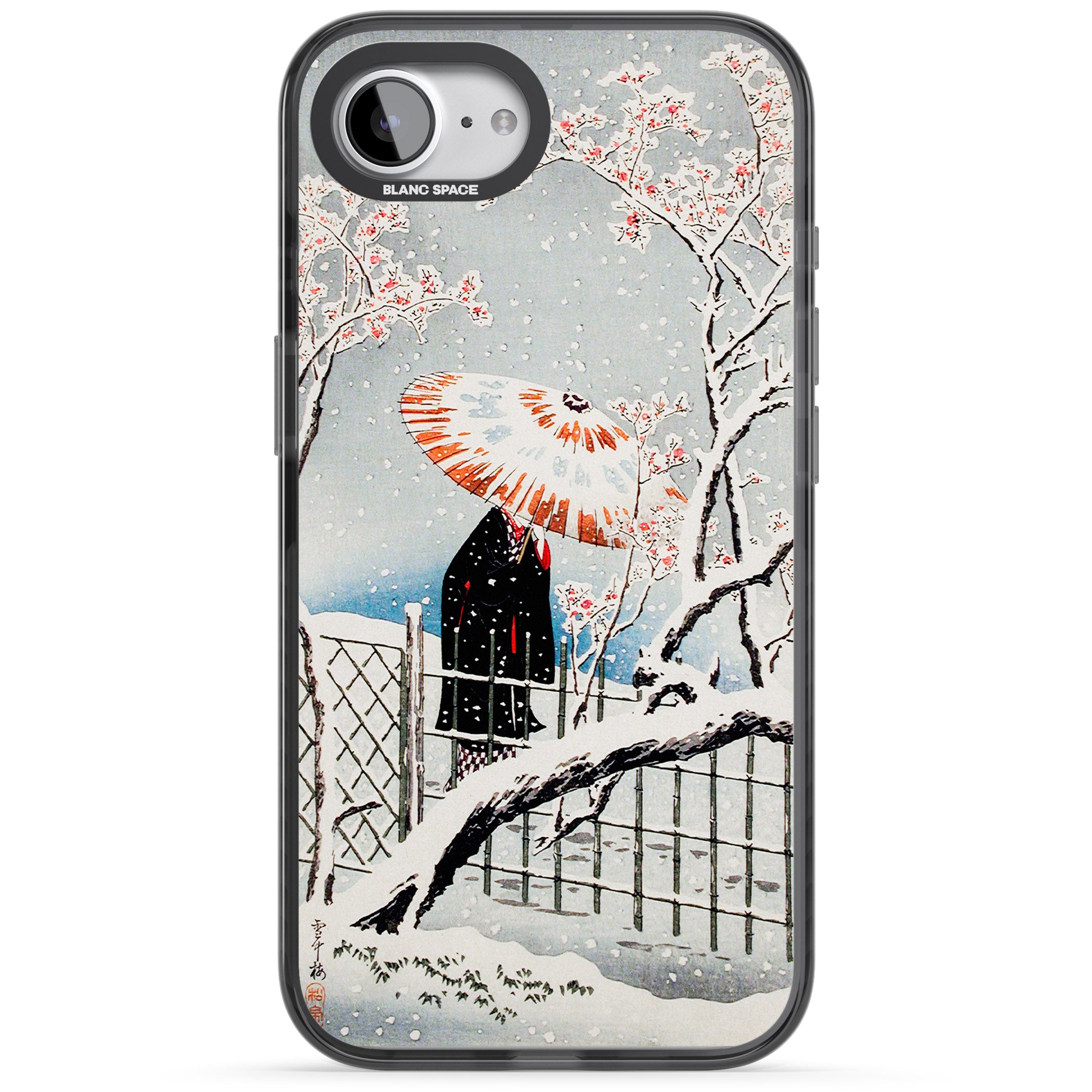 Plum Tree In Snow By Hiroaki Takahashi