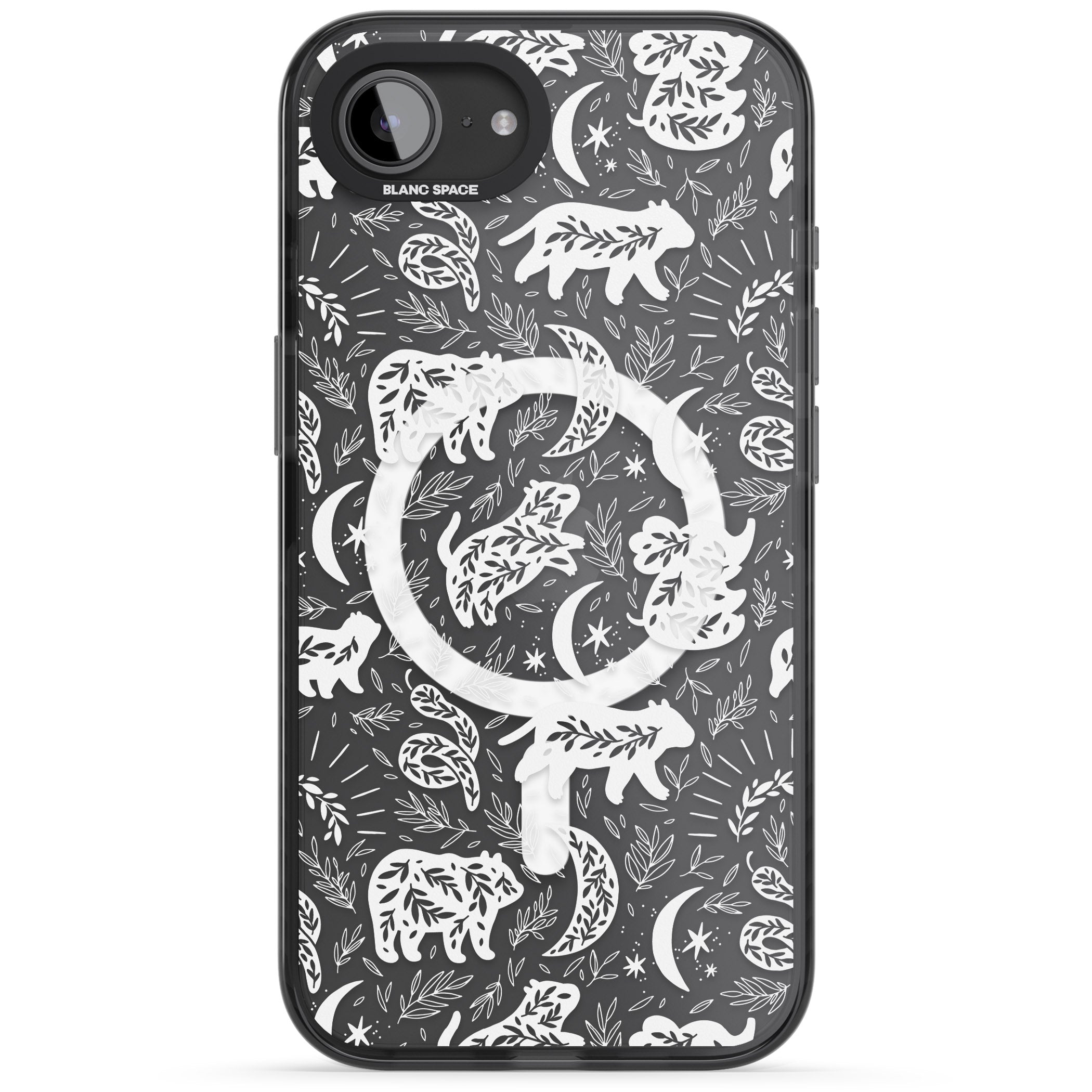 Forest Animal Silhouettes: White/Clear