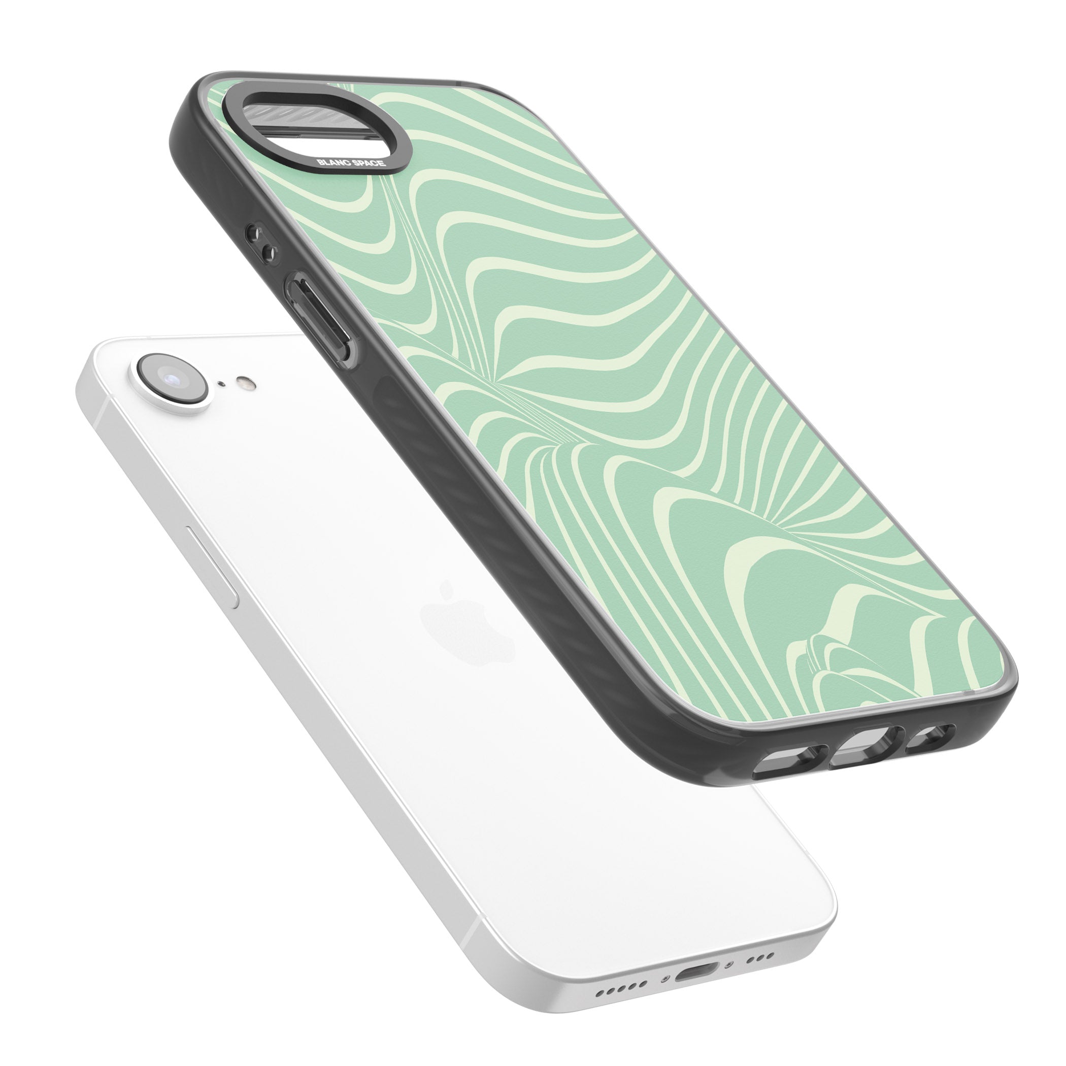 Mint Green Distorted Line