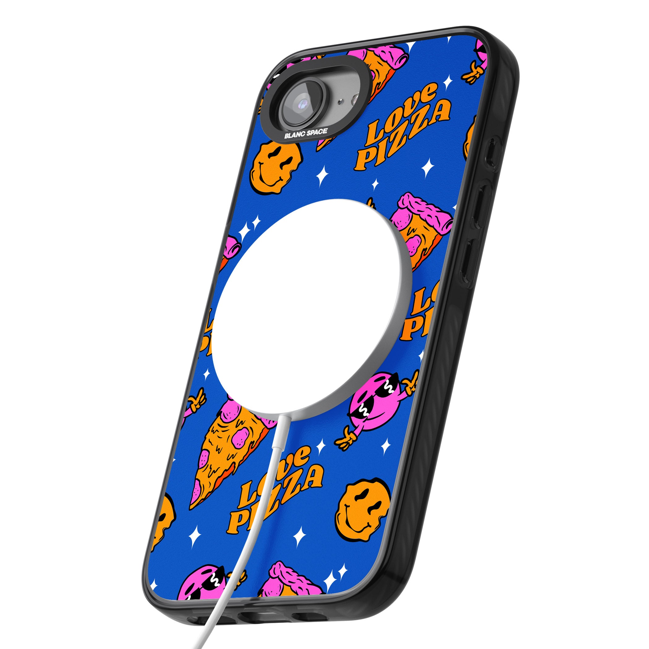 Psychedelic Love Pizza Pattern