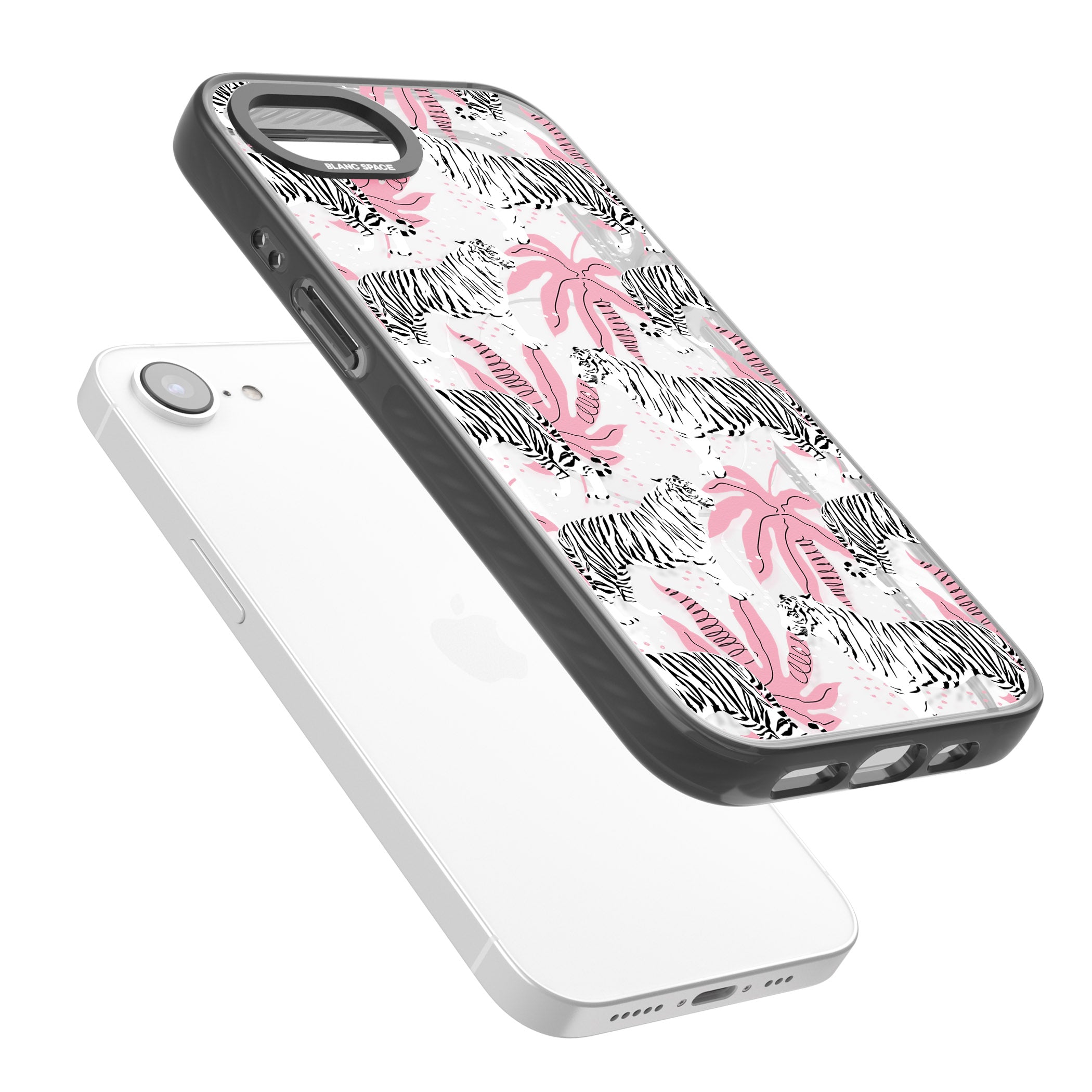 Pink & White Tropical Tigers