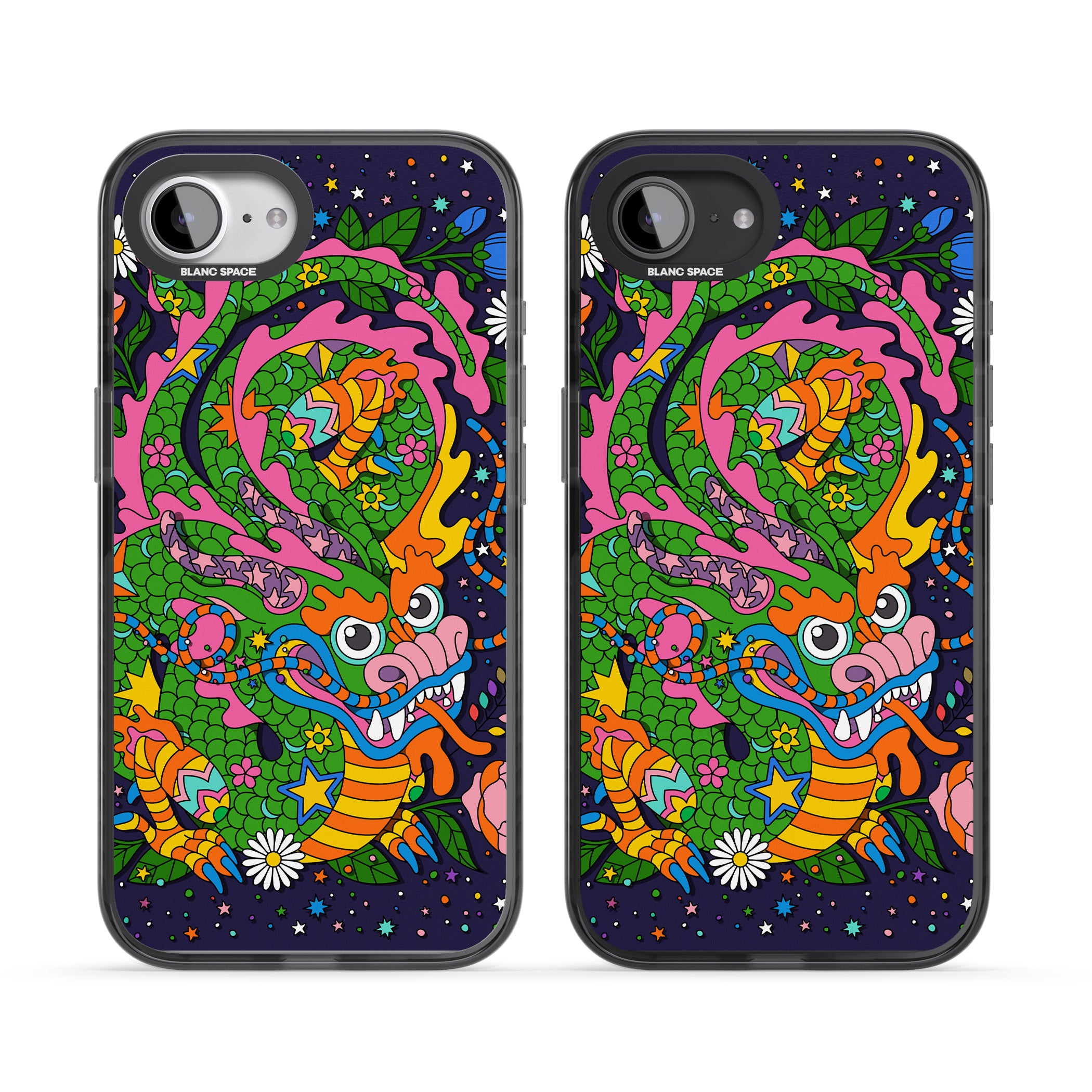 Psychedelic Jungle Dragon (Purple)