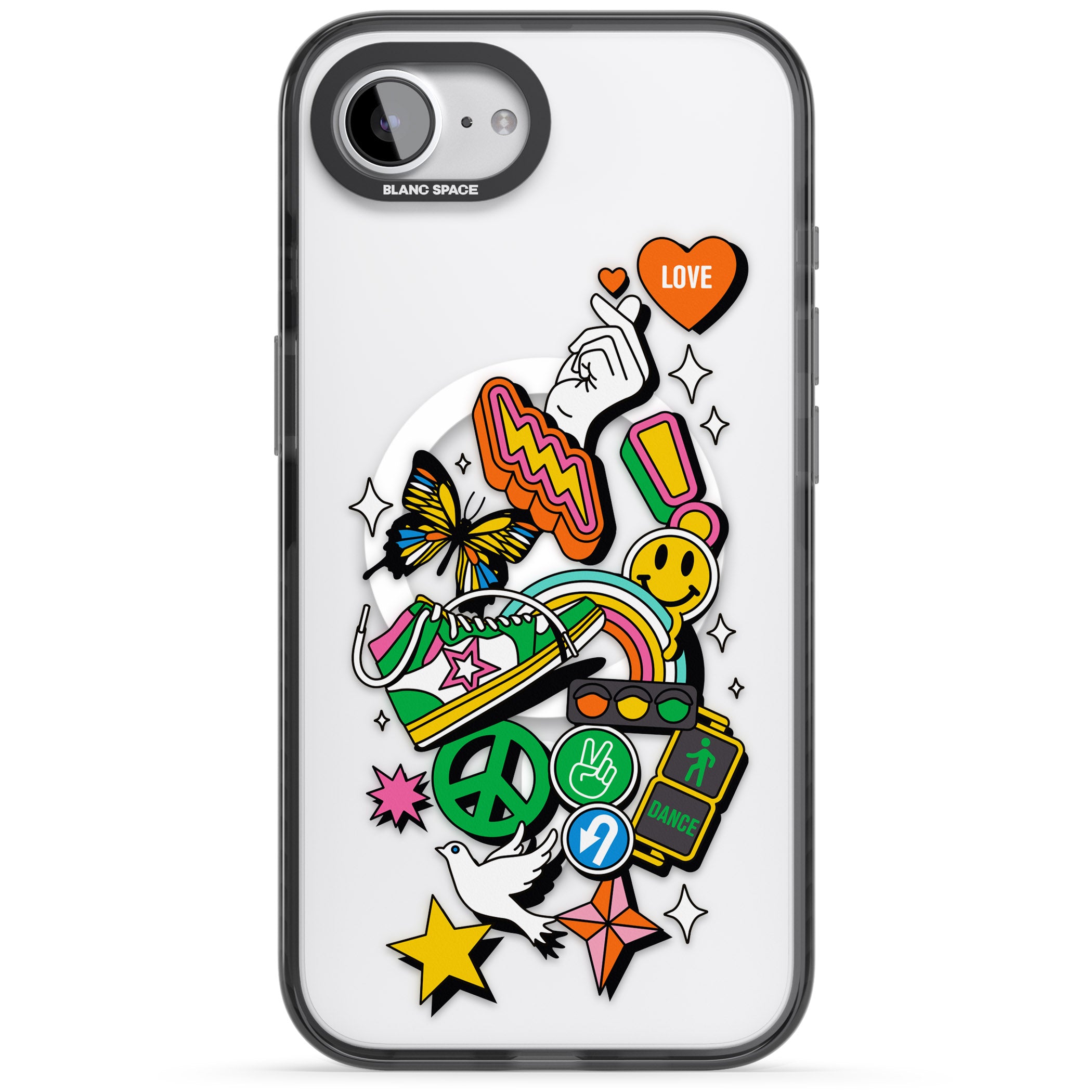 Nostalgic Sticker Collage