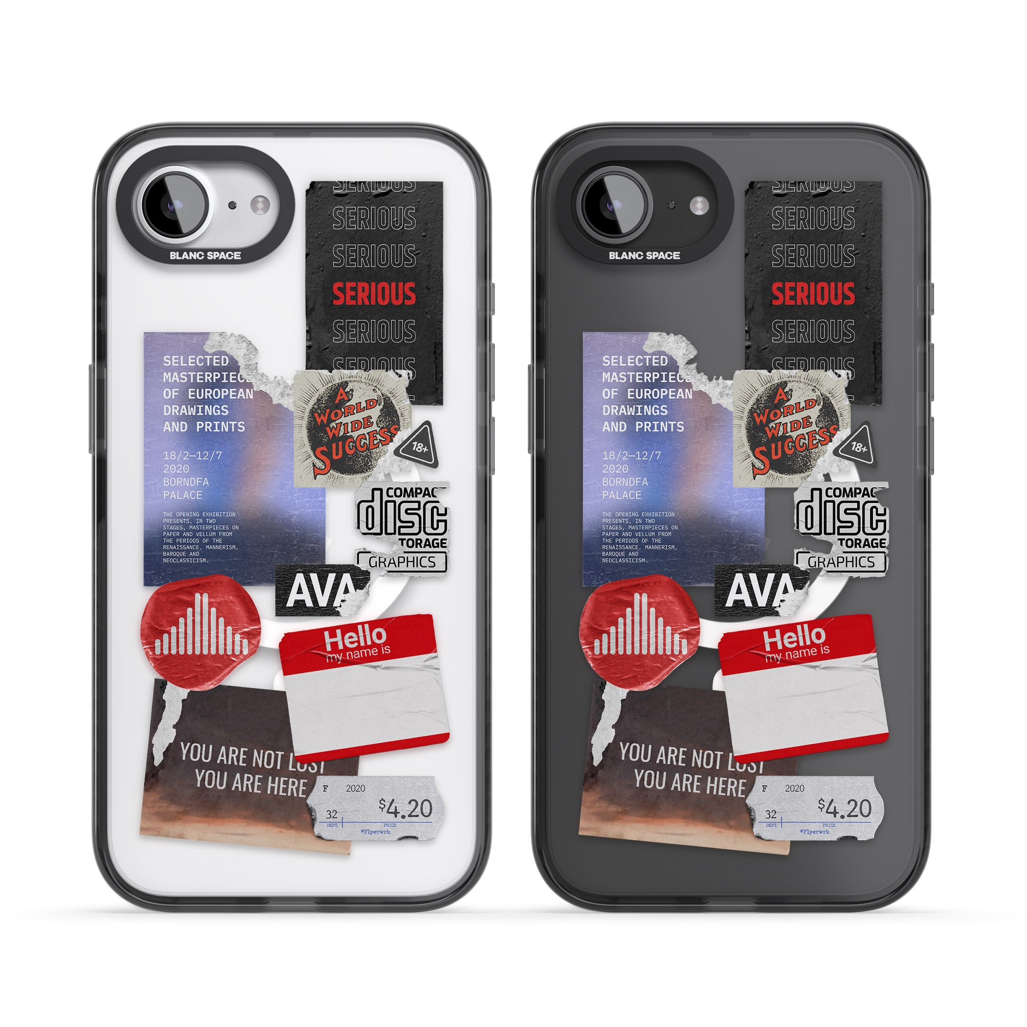 Red & Black Sticker Mix