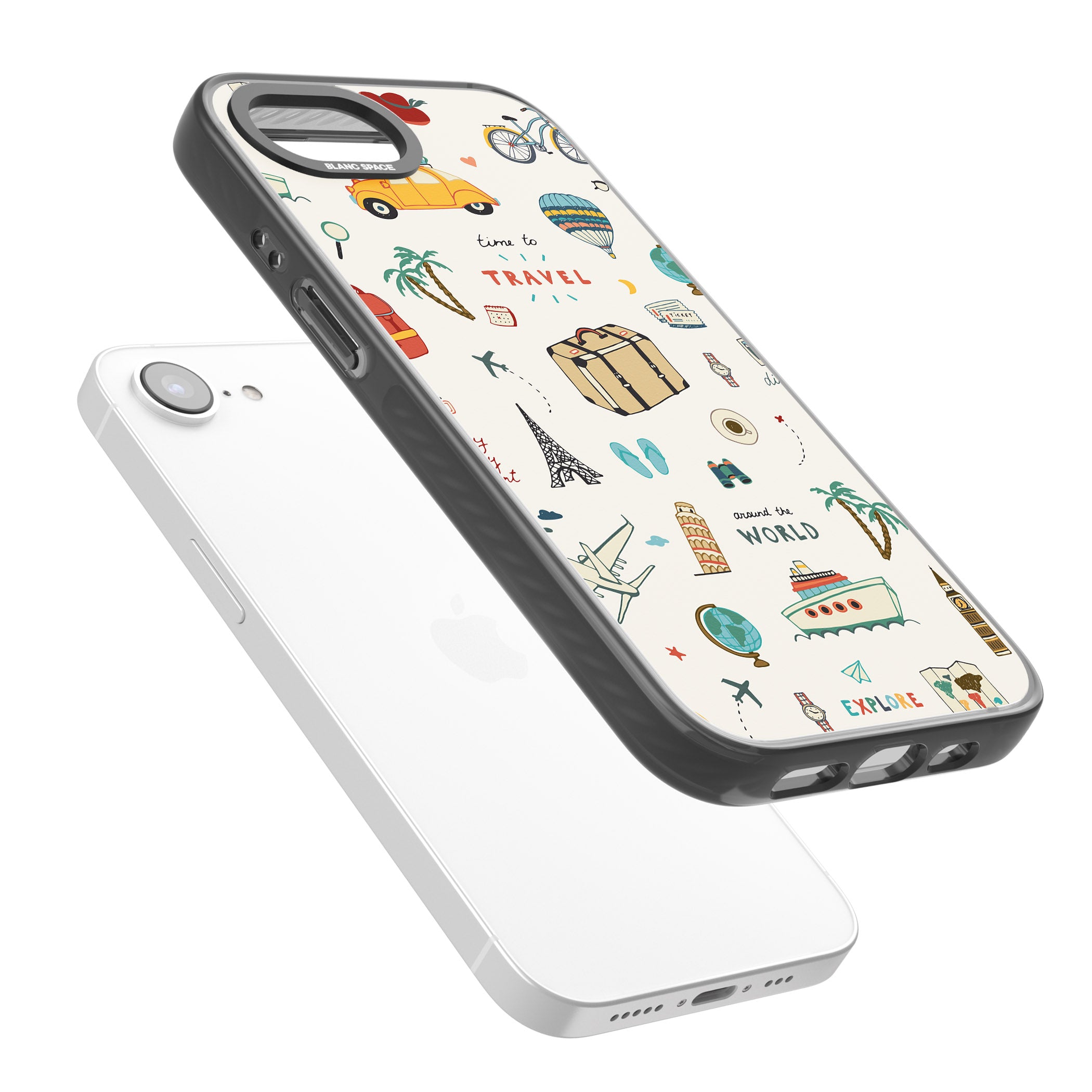 Cute Travel Pattern Cream
