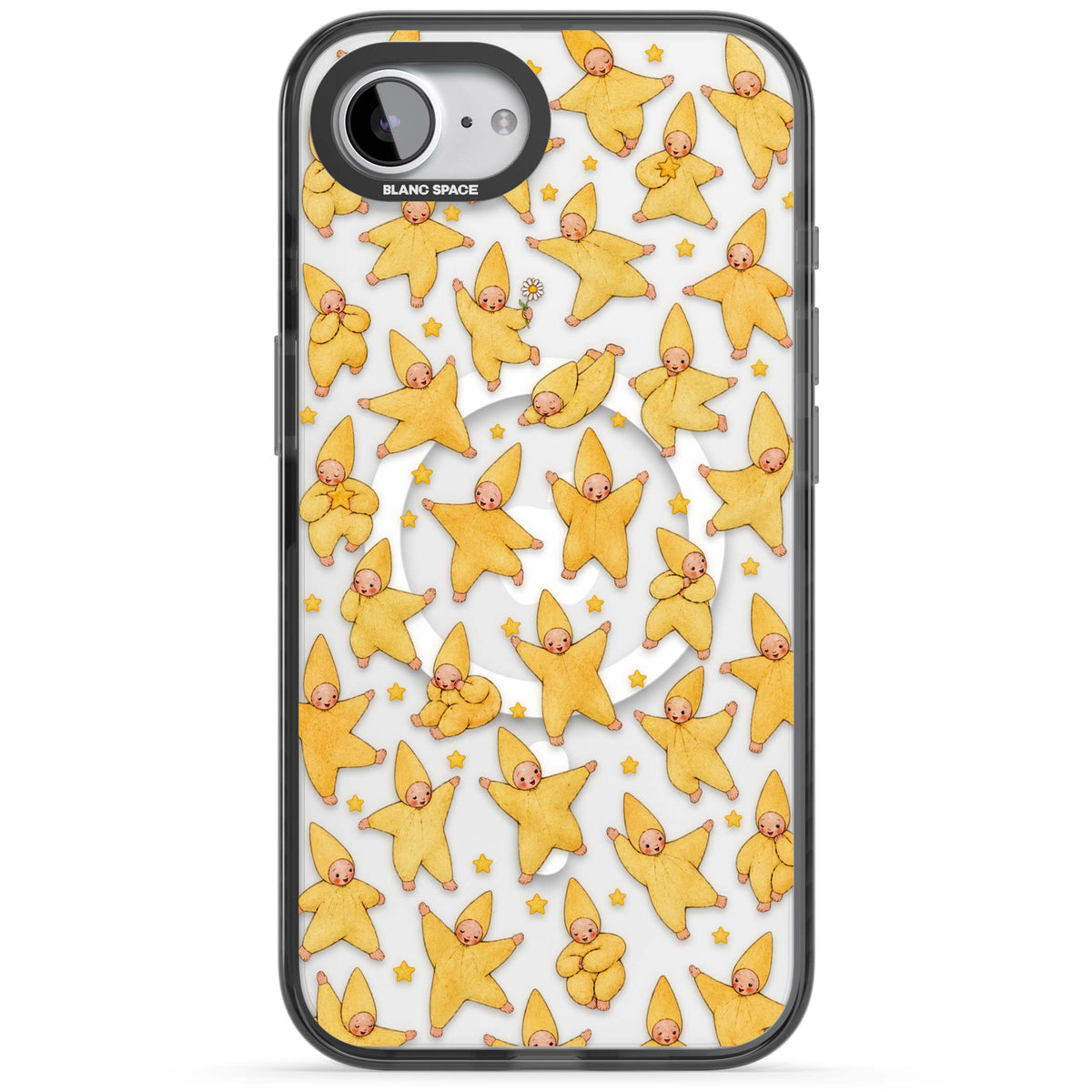 Dancing Star Babies for her iPhone case | Black Impact Magsafe case for iPhone 16e, iPhone 17e