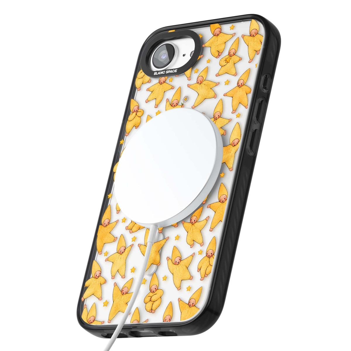 Dancing Star Babies for her iPhone case | Black Impact Magsafe case for iPhone 16e, iPhone 17e