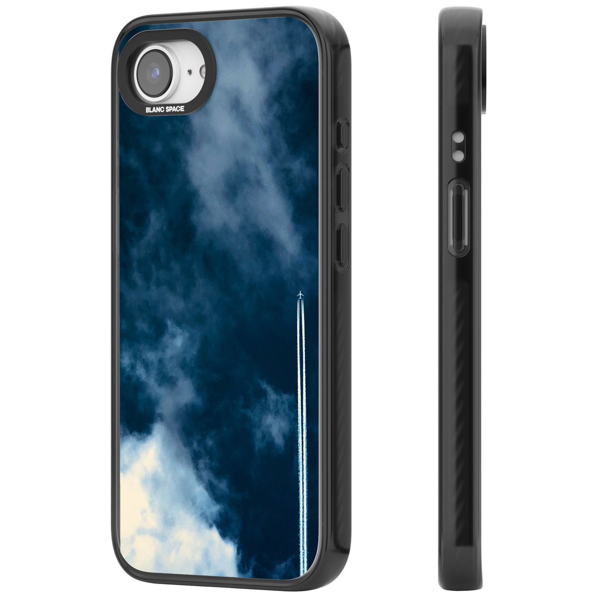 Sky Trail iPhone 16e / iPhone 17e Impact Black Phone Case side