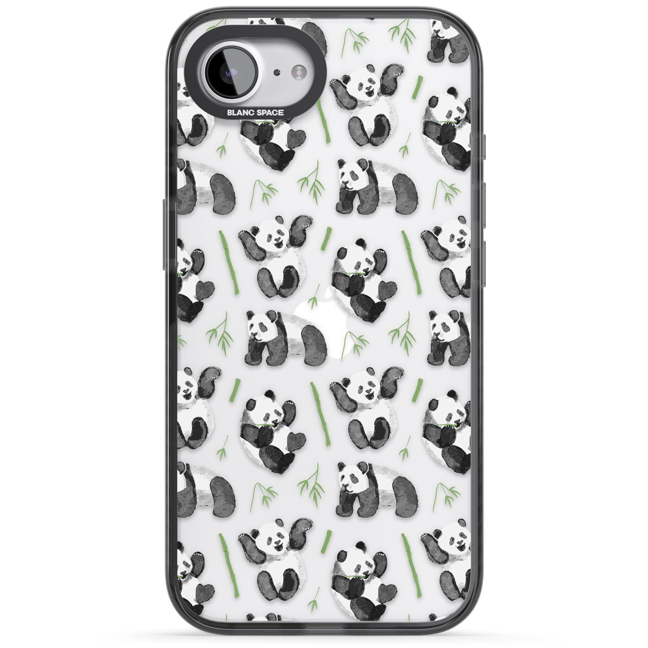 Watercolour Panda Pattern